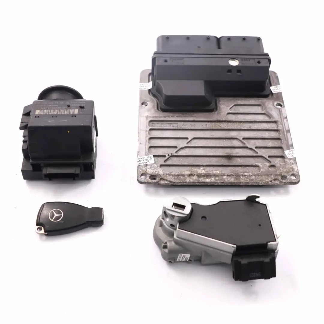 Mercedes W203 C200 Kompressor 163HP M271.940 Engine ECU Kit Key Lock - SKU A2711534279-1 - Part number A2711534279