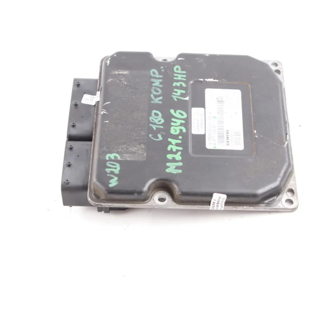 Mercedes W203 C180 Kompressor M271.964 143HP Engine ECU Automatic - SKU A2711539079 - Part number A2711539079