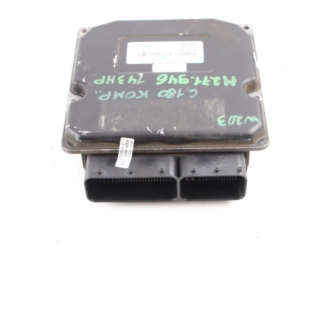 Mercedes W203 C180 Kompressor M271.964 143HP Engine ECU Automatic - SKU A2711539079 - Part number A2711539079