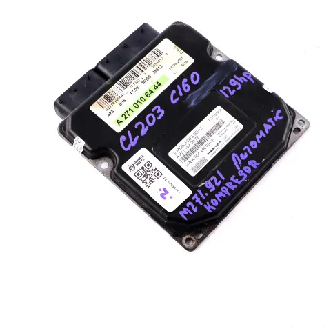 C160 122HP 271.921 Engine Unit ECU Automatic to Mercedes CLC CL203 with Part number A2711539879 Mercedes CLC CL203 C160 122HP 271.921 Engine Unit ECU Automatic - SKU A2711539879-1 - Part number A2711539879