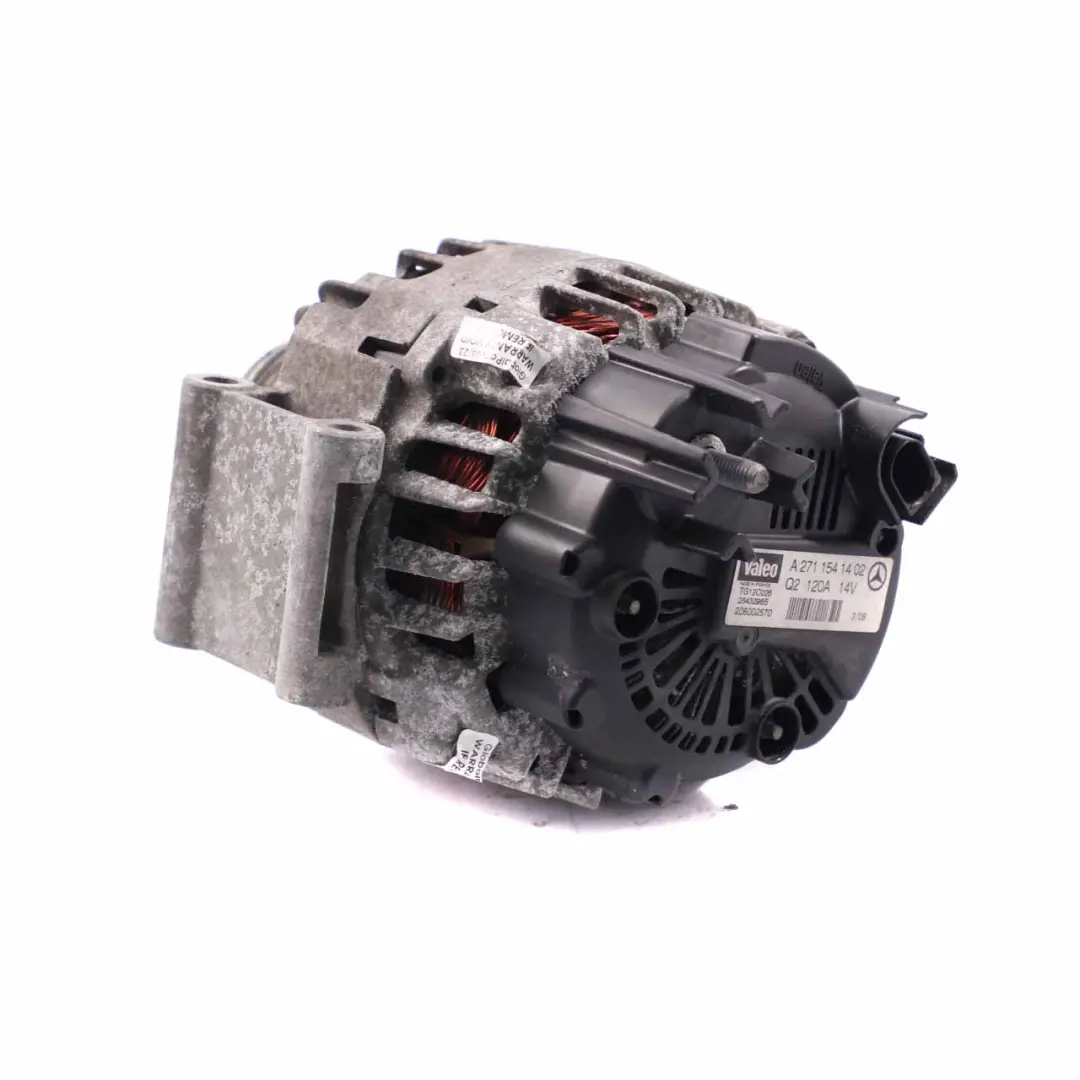 M271 Alternador Generador Motor Valeo 120A 14V para Mercedes W203 W204 con número de pieza A2711541402 Mercedes W203 W204 M271 Alternador Generador Motor Valeo 120A 14V - SKU A2711541402 - Número de pieza A2711541402