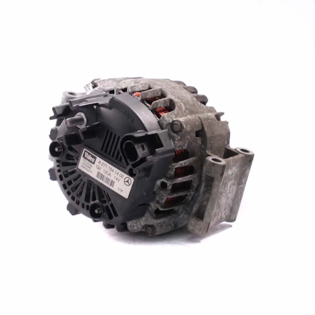 Mercedes W203 W204 M271 Alternador Generador Motor Valeo 120A 14V - SKU A2711541402 - Número de pieza A2711541402