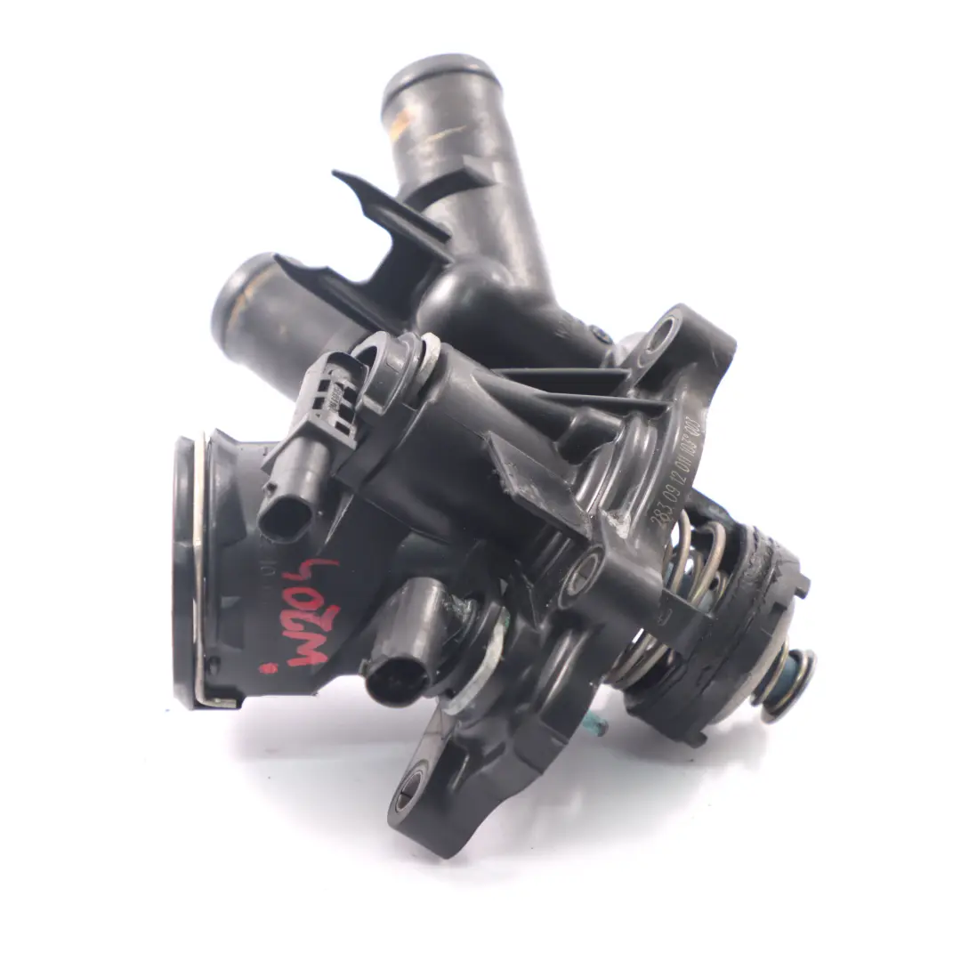 M271 Coolant Thermostat With Housing Unit to Mercedes W204 with Part number A2712000115 Mercedes W204 M271 Coolant Thermostat With Housing Unit - SKU A2712000115 - Part number A2712000115
