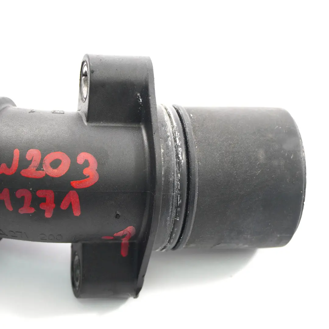 Mercedes W203 M271 Petrol Engine Coolant Flange Thermostat Housing - SKU A2712001256-1 - Part number A2712001256