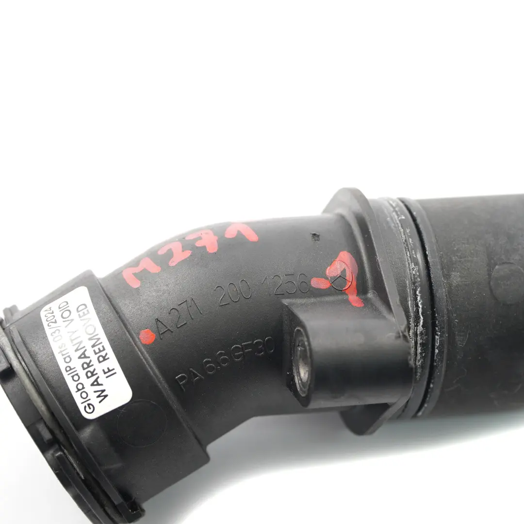 Mercedes W203 M271 Petrol Engine Coolant Flange Thermostat Housing - SKU A2712001256-1 - Part number A2712001256