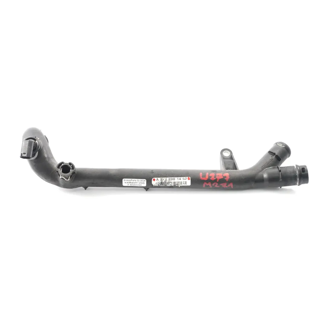 Tuyau de refroidissement Mercedes R177 M271 Pompe à eau Ligne de culasse  - SKU A2712001452 - Numéro de pièce A2712001452