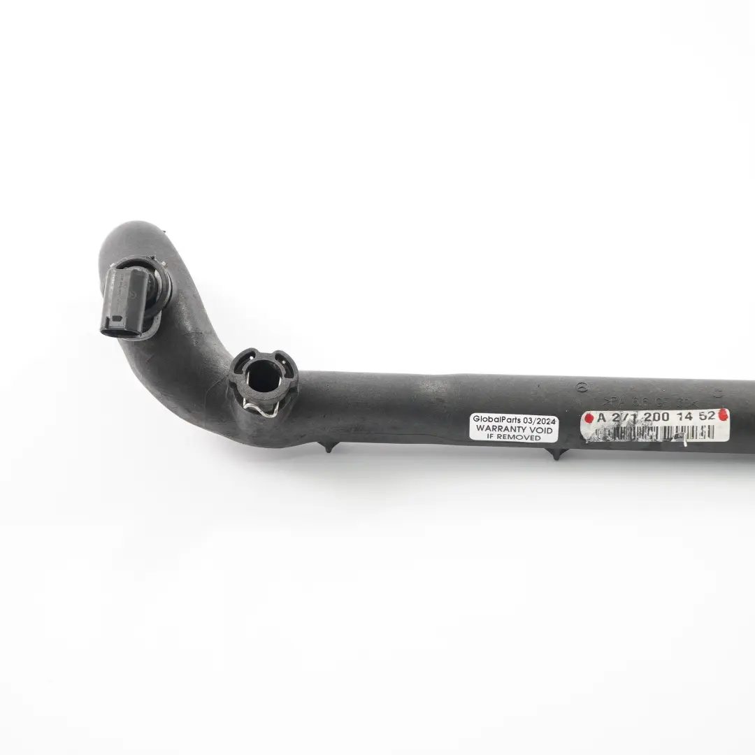 Tuyau de refroidissement Mercedes R177 M271 Pompe à eau Ligne de culasse  - SKU A2712001452 - Numéro de pièce A2712001452