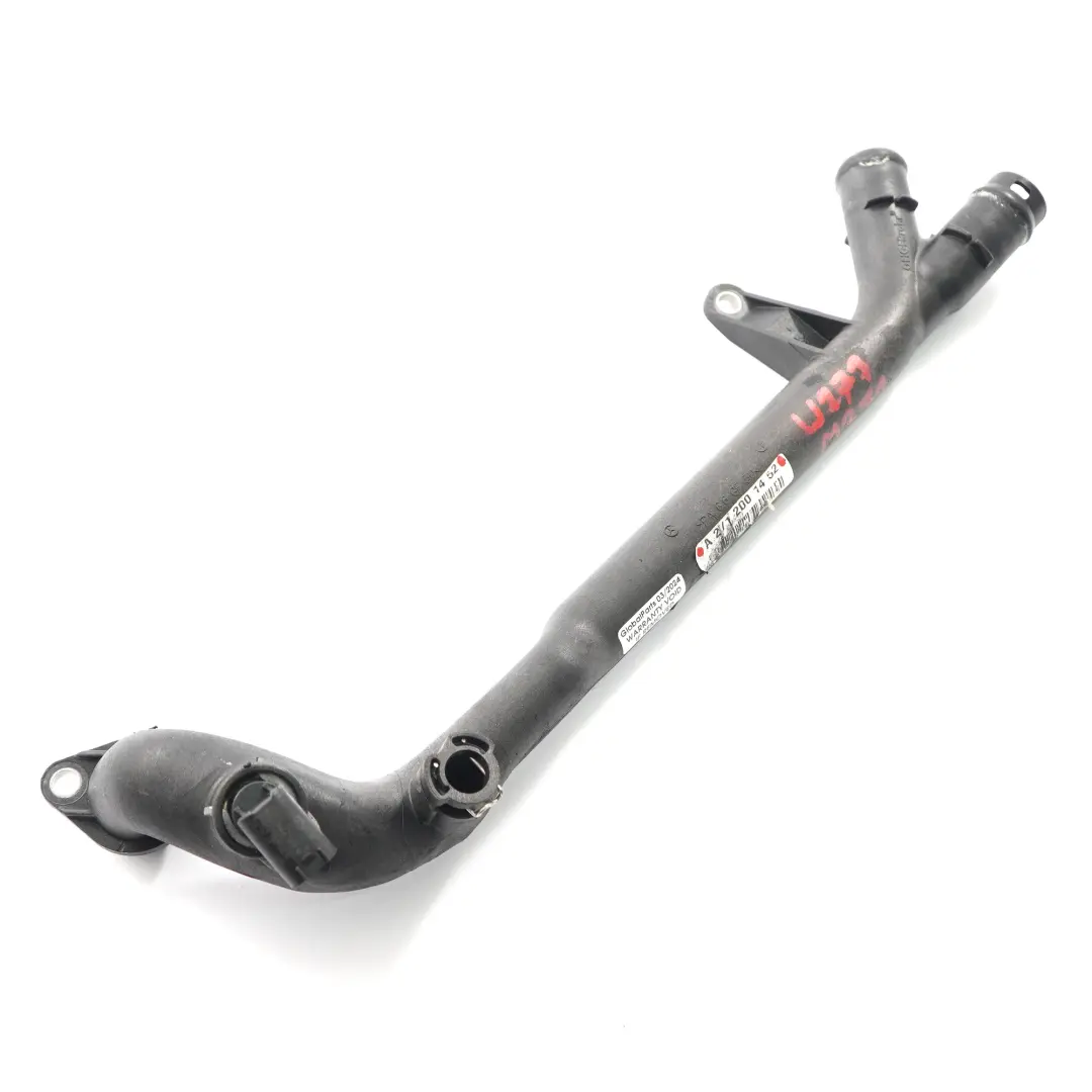 Tuyau de refroidissement Mercedes R177 M271 Pompe à eau Ligne de culasse  - SKU A2712001452 - Numéro de pièce A2712001452
