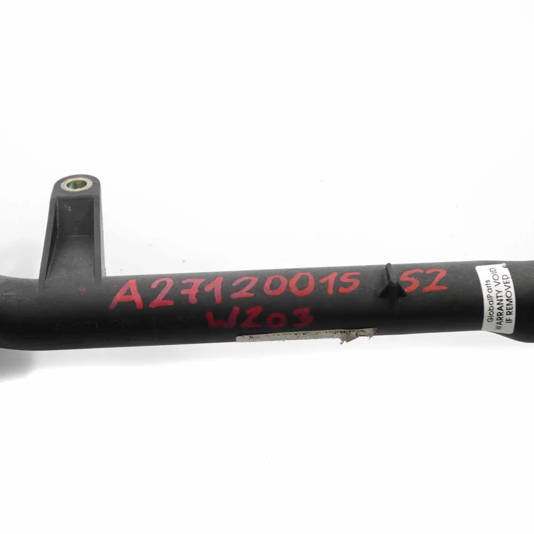 Mercedes W203 Manguera Agua Tubería Refrigeración Gasolina M271 - SKU A2712001552 - Número de pieza A2712001552