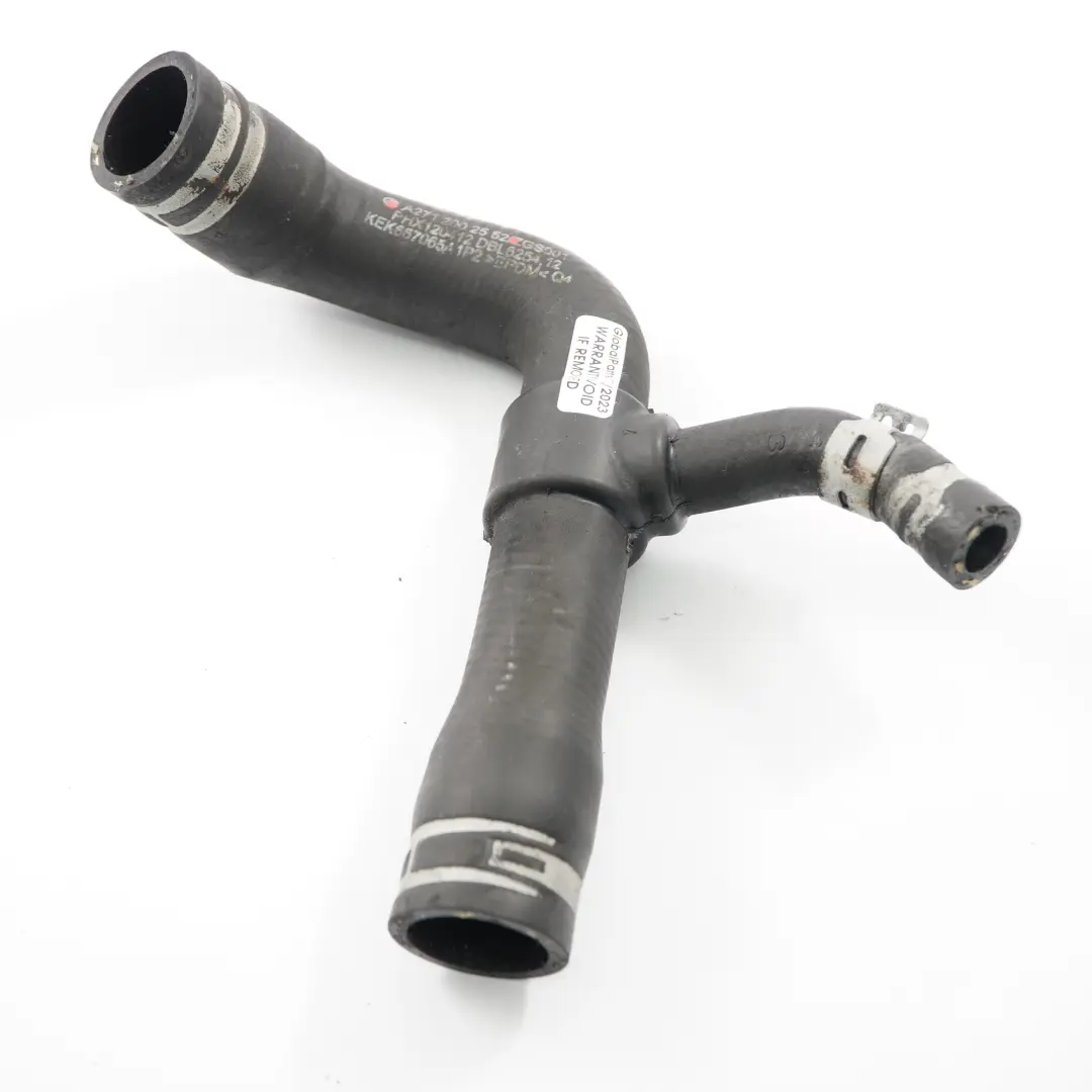 Tubo agua Mercedes W204 M271 Refrigeración motor Radiador Manguera A2045010282 para con número de pieza A2712002552 Tubo agua Mercedes W204 M271 Refrigeración motor Radiador Manguera A2045010282 - SKU A2712002552 - Número de pieza A2712002552