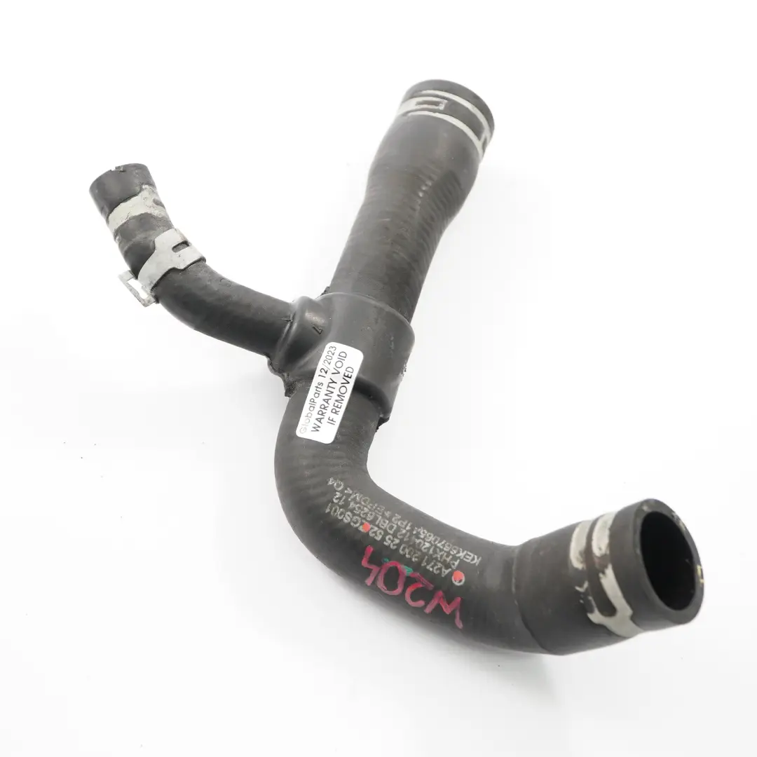 Water Pipe Mercedes W204 M271 Engine Cooling Radiator Coolant Hose to with Part number A2712002552 Water Pipe Mercedes W204 M271 Engine Cooling Radiator Coolant Hose - SKU A2712002552 - Part number A2712002552