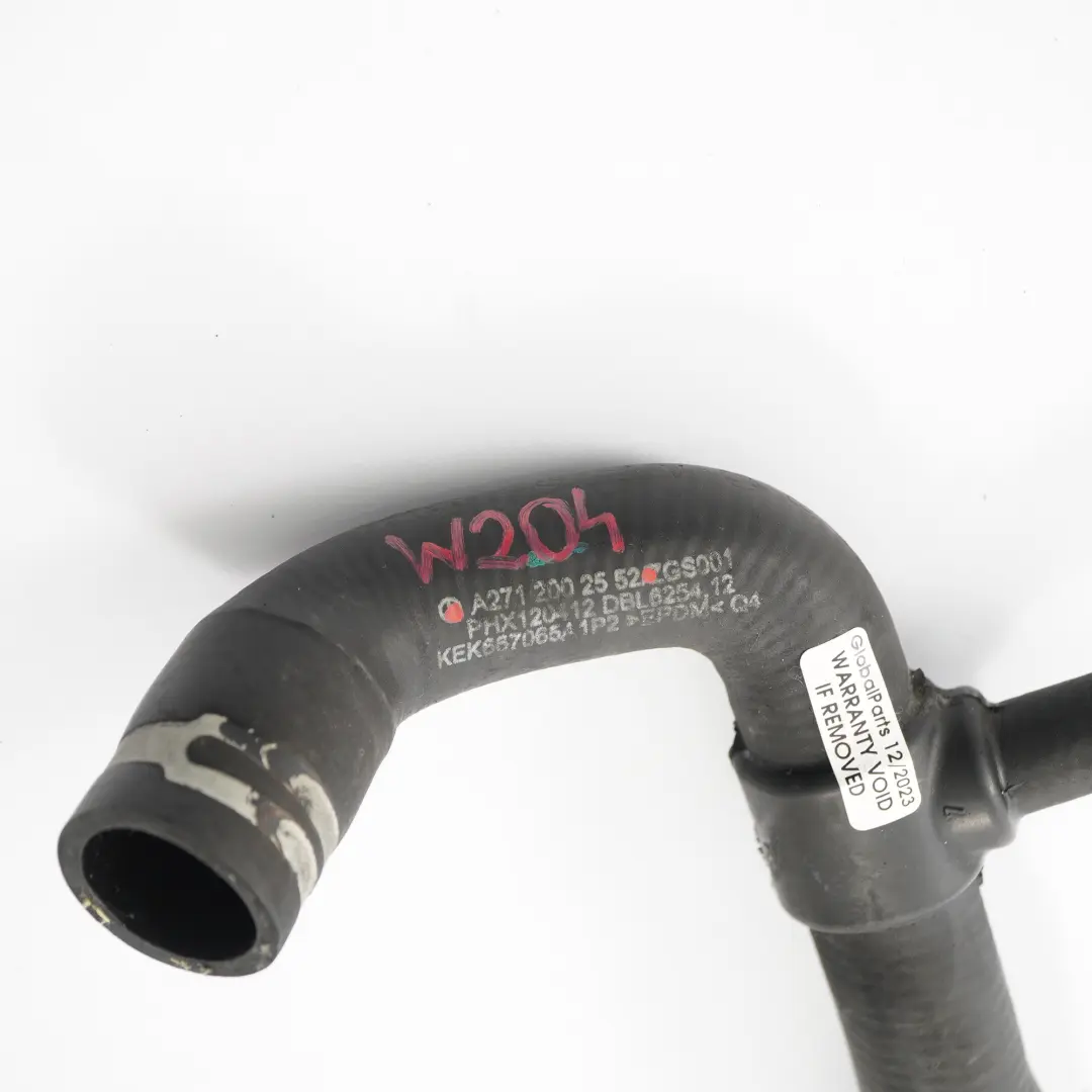 Tuyau d'eau Mercedes W204 M271 Refroidissement moteur Radiateur A2045010282  - SKU A2712002552 - Numéro de pièce A2712002552