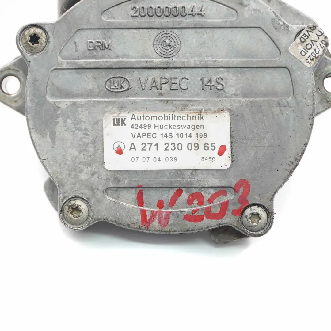 Mercedes W203 W209 M271 Gasolina Bomba de vacío - SKU A2712300965 - Número de pieza A2712300965