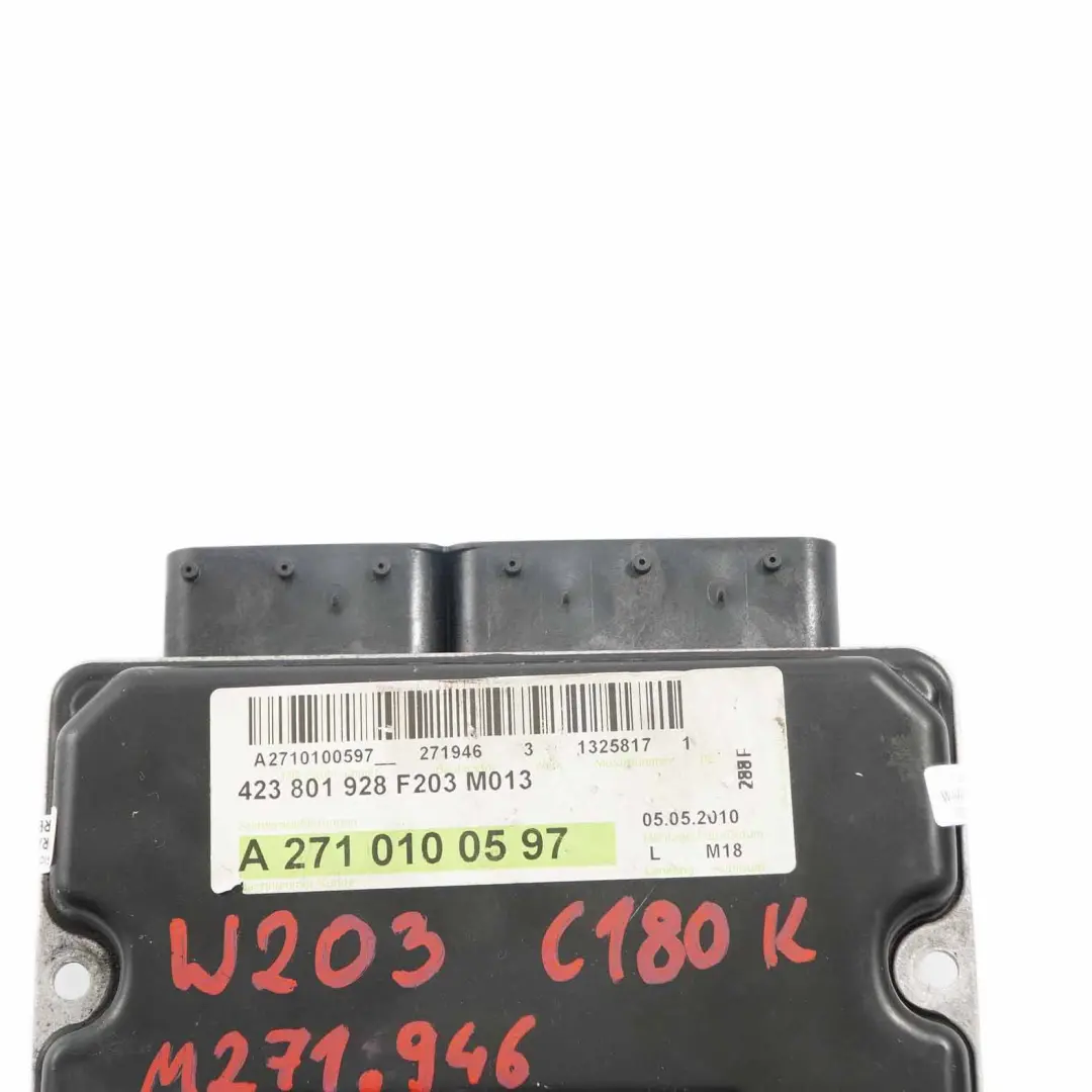 Mercedes W203 C180 Kompressor M271.946 Engine Control Unit ECU - SKU A2719000600 - Part number A2719000600