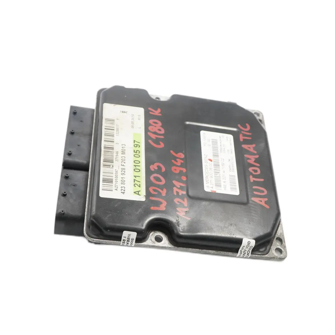 Mercedes W203 C180 Kompressor M271.946 Unità Controllo Motore ECU - SKU A2719000600 - Numero di parte A2719000600
