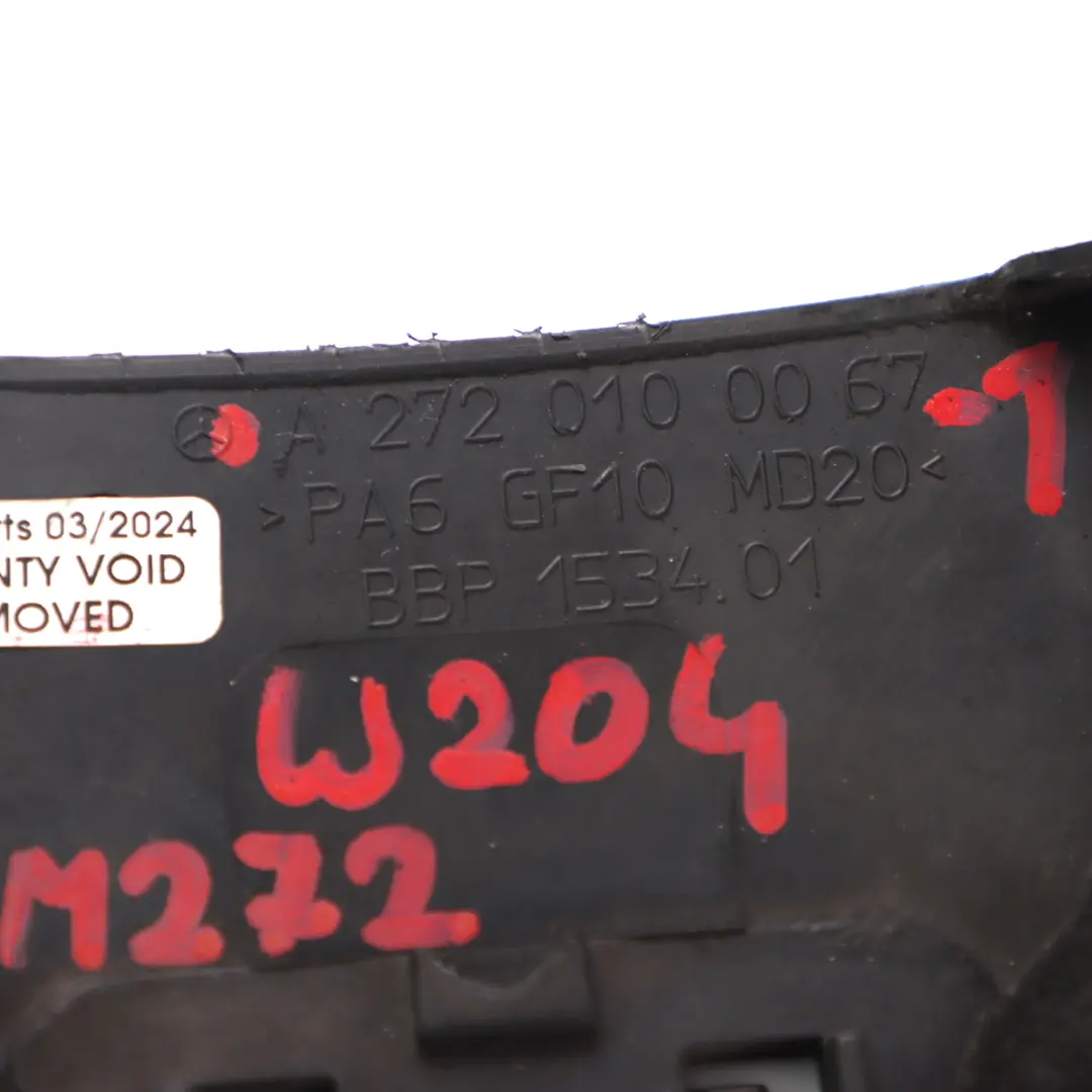 Engine Cover Mercedes W203 W204 W209 M272 Petrol Top Acoustic Front - SKU A2720100067-1 - Part number A2720100067
