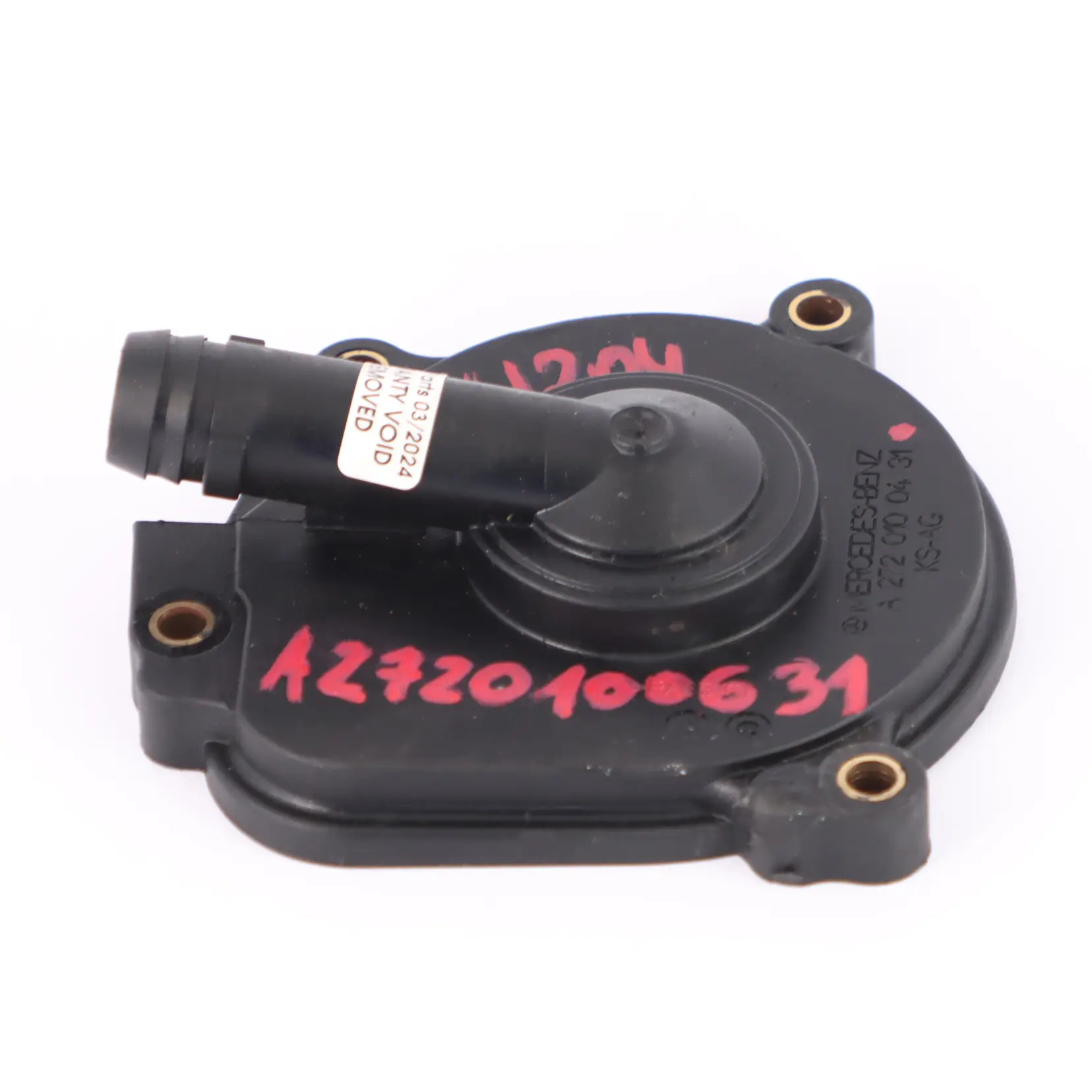 Alloggiamento Mercedes W204 OM272 Coperchio flangia valvola di sfiato motore