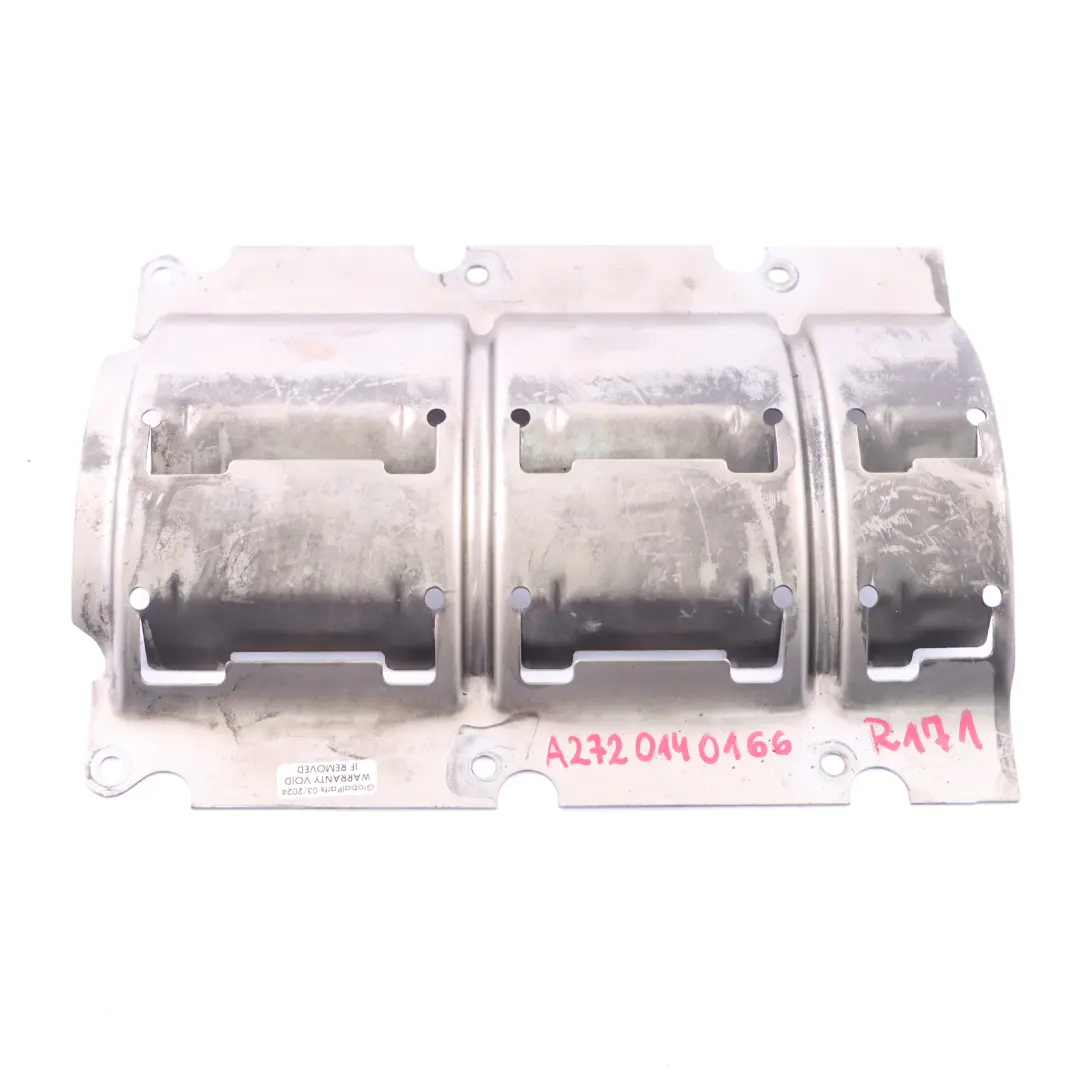  Deflettore olio Mercedes SLK R171 Benzina M272 Piastra deflettore coppa olio - SKU A2720140166 - Numero di parte A2720140166