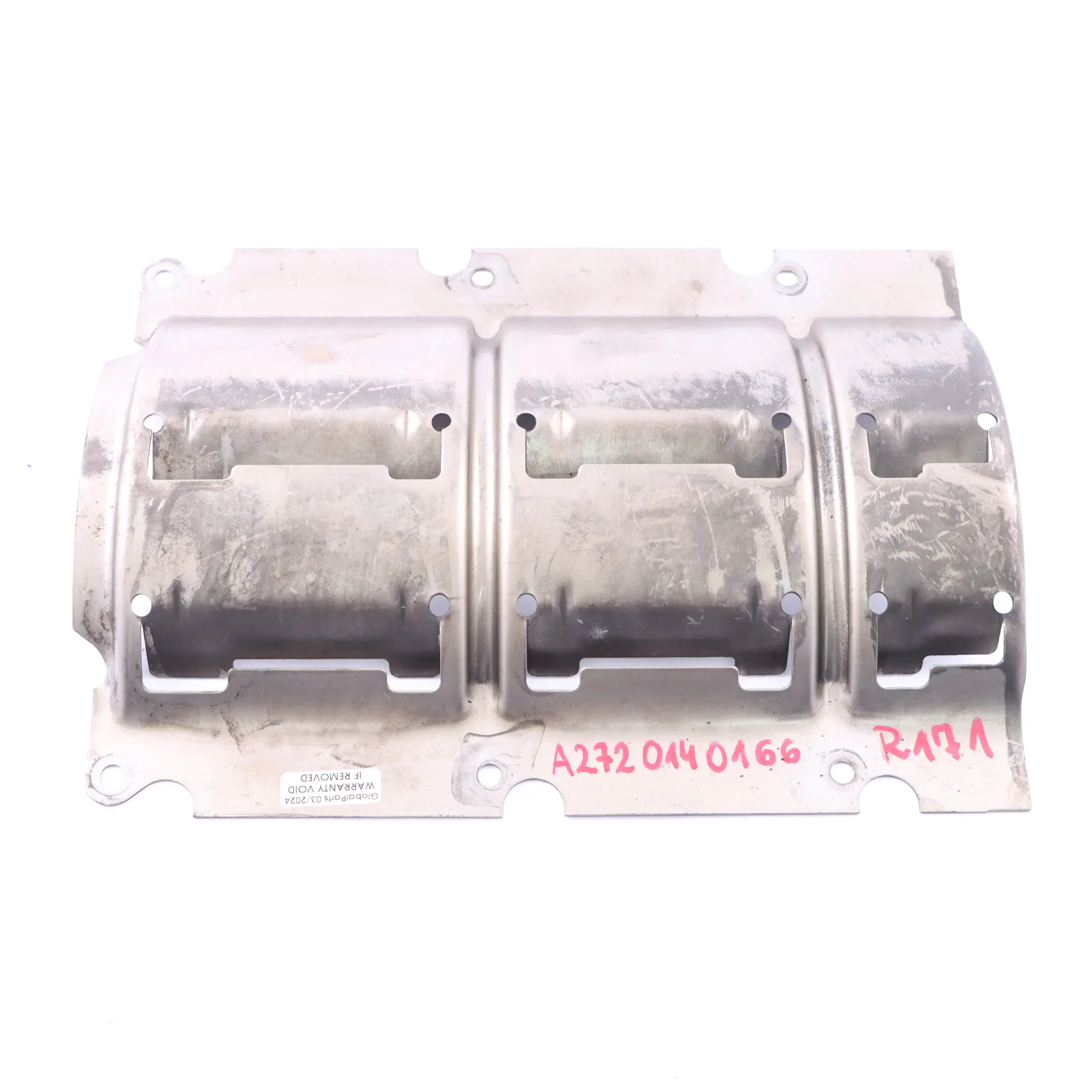 Deflettore olio Mercedes SLK R171 Benzina M272 Piastra deflettore coppa olio 