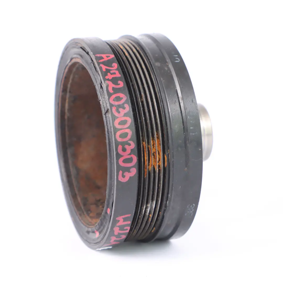 Amortiguador Vibración Cigüeñal Polea Correa para Mercedes W221 con número de pieza A2720300303 Mercedes W221 Amortiguador Vibración Cigüeñal Polea Correa - SKU A2720300303 - Número de pieza A2720300303