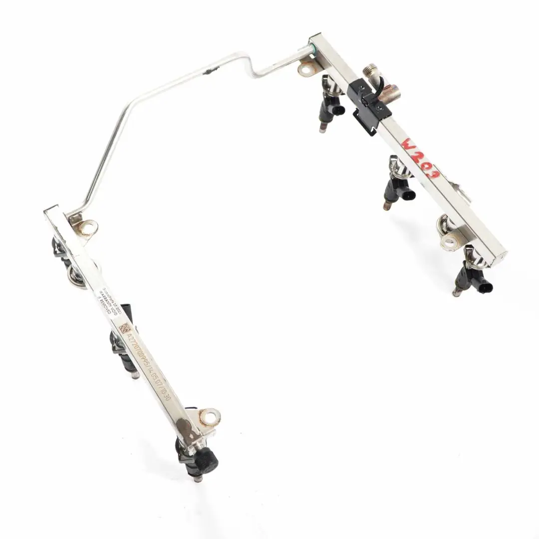 Rail Mercedes W203 W204 M272 Inyección Inyector Tubo Boquilla para Fuel con número de pieza A2720700995 Fuel Rail Mercedes W203 W204 M272 Inyección Inyector Tubo Boquilla - SKU A2720700995 - Número de pieza A2720700995