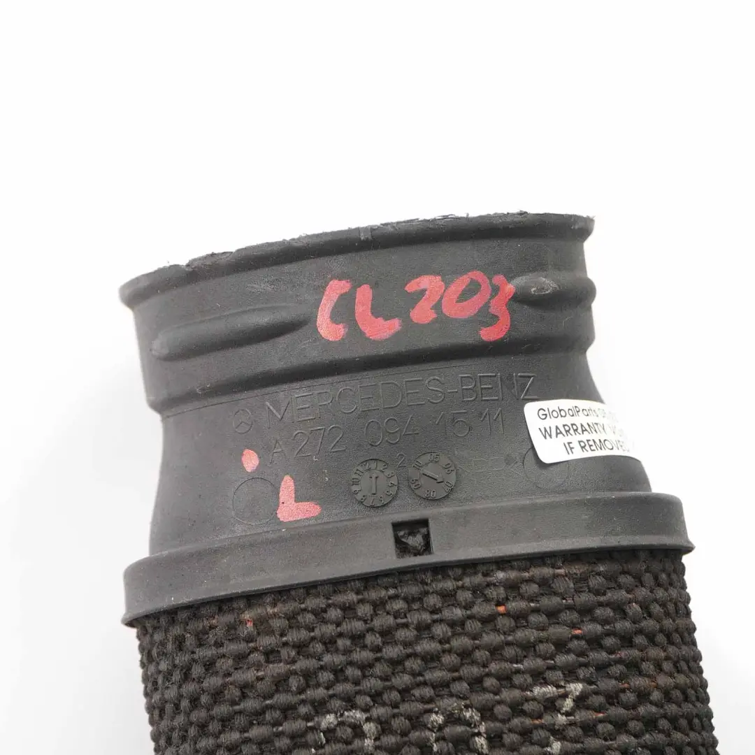 M272 Rura Dolot Powietrza Lewa do Mercedes W203 o numerze A2720900782 Mercedes W203 M272 Rura Dolot Powietrza Lewa - SKU A2720900782 - Numer Części A2720900782