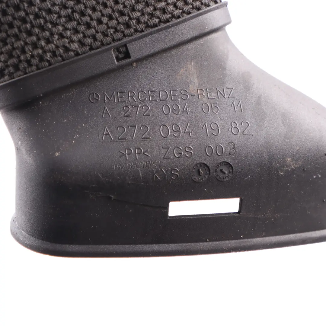 Intake Pipe Mercedes R171 M272 Petrol Hose Duct Tube Left N/S to Air with Part number A2720941982 Air Intake Pipe Mercedes R171 M272 Petrol Hose Duct Tube Left N/S - SKU A2720941982 - Part number A2720941982