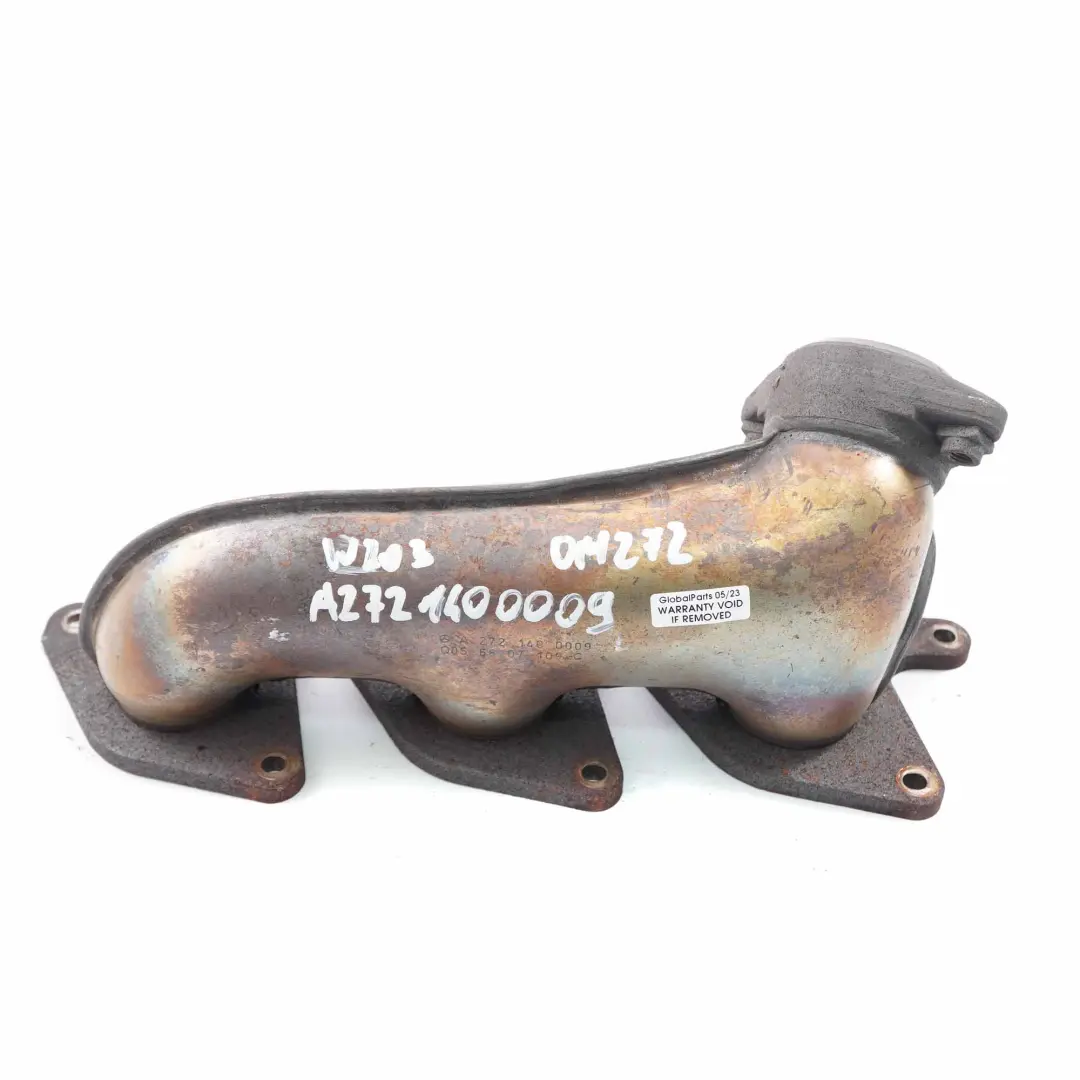 Exhaust Manifold Mercedes W203 W204 W209 M272 Petrol Right O/S to with Part number A2721400009 Exhaust Manifold Mercedes W203 W204 W209 M272 Petrol Right O/S - SKU A2721400009 - Part number A2721400009