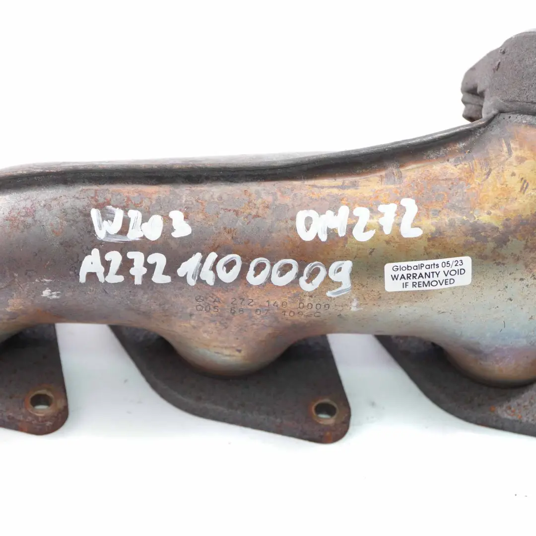  Exhaust Manifold Mercedes W203 W204 W209 M272 Petrol Right O/S - SKU A2721400009 - Part number A2721400009