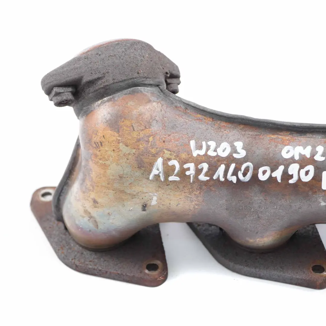 Collecteur d'échappement Mercedes W203 W204 W209 M272 Essence Gauche pour à propos du numéro de pièce A2721400109 Collecteur d'échappement Mercedes W203 W204 W209 M272 Essence Gauche - SKU A2721400109 - Numéro de pièce A2721400109