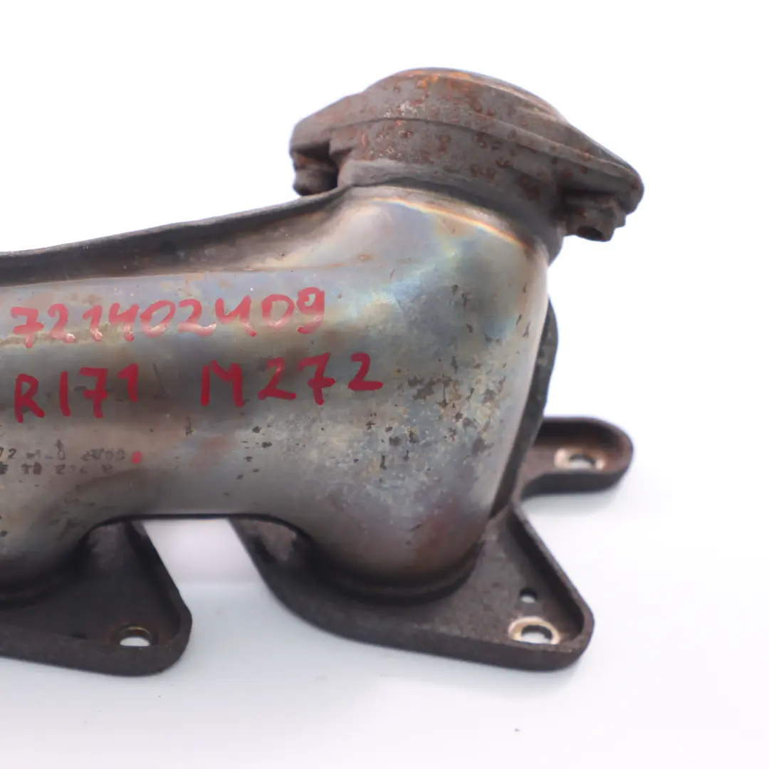 Mercedes R171 M272.942 Colector de escape de gas del motor derecho - SKU A2721402409 - Número de pieza A2721402409