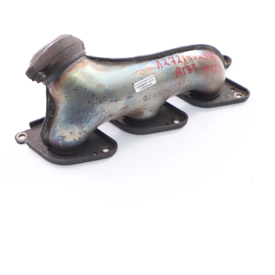 Mercedes R171 M272.942 Collettore scarico a gas del motore sinistro - SKU A2721402509 - Numero di parte A2721402509