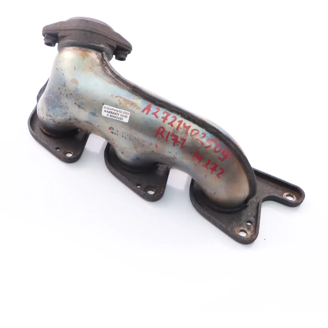 M272.942 Collettore scarico a gas del motore sinistro per Mercedes R171 con numero di parte A2721402509 Mercedes R171 M272.942 Collettore scarico a gas del motore sinistro - SKU A2721402509 - Numero di parte A2721402509