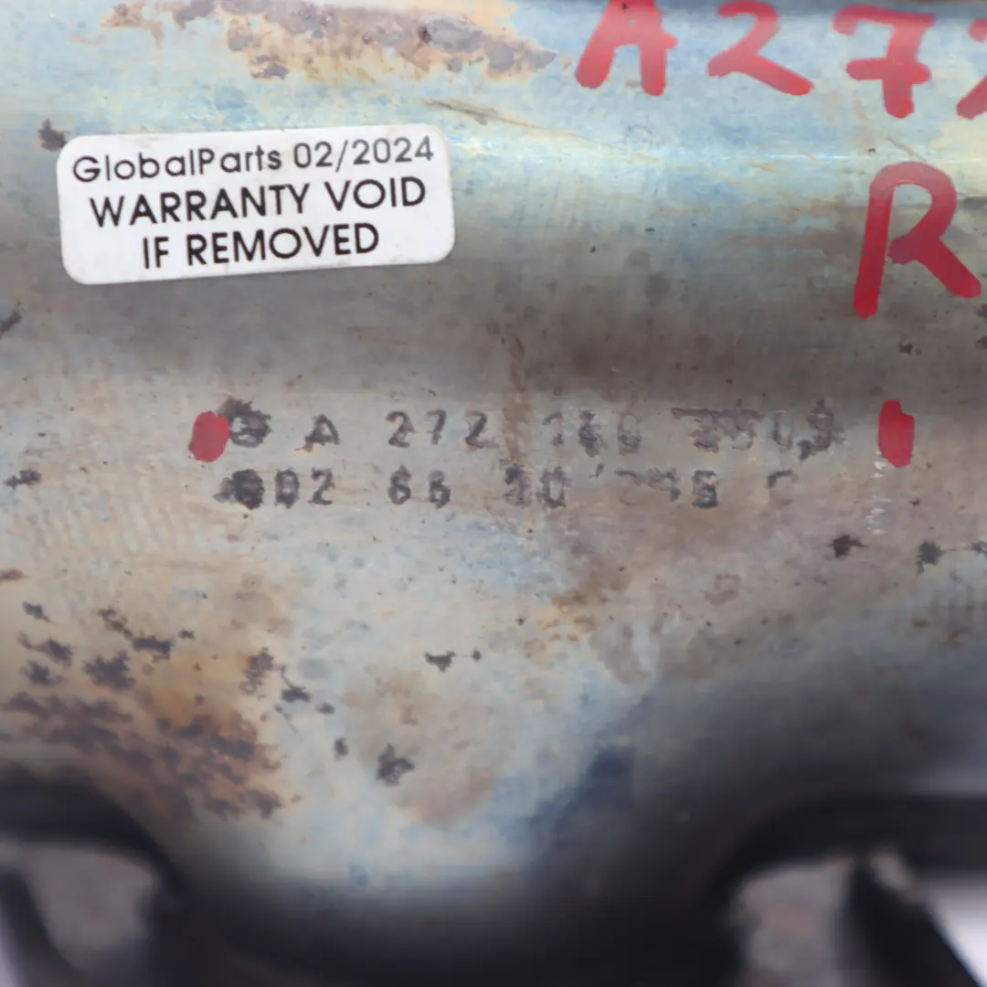 M272.942 Collettore scarico a gas del motore sinistro per Mercedes R171 con numero di parte A2721402509 Mercedes R171 M272.942 Collettore scarico a gas del motore sinistro - SKU A2721402509 - Numero di parte A2721402509