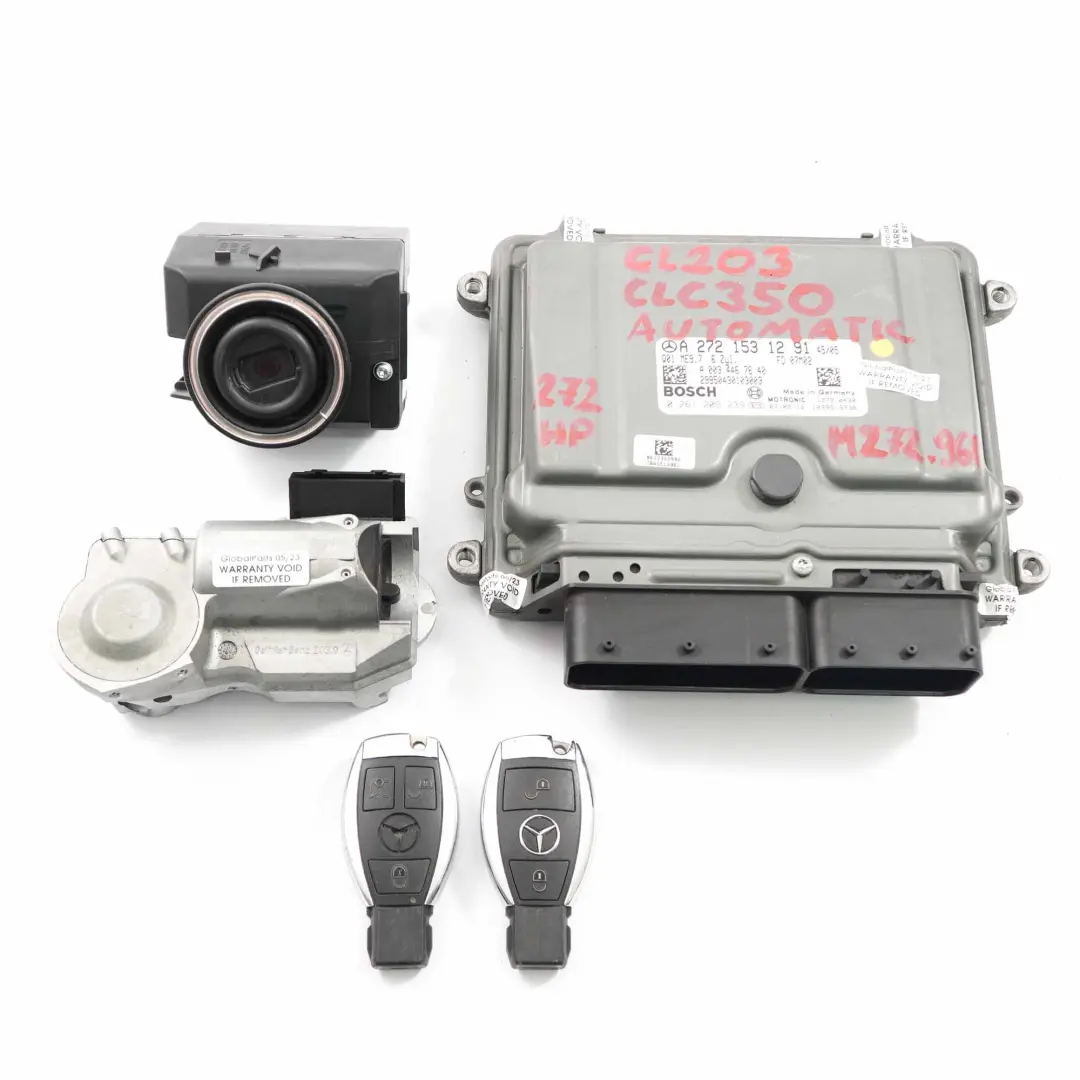 M272.960 272HP Module moteur Kit ECU pour Mercedes CL203 CLC 350 à propos du numéro de pièce A2721531291 Mercedes CL203 CLC 350 M272.960 272HP Module moteur Kit ECU - SKU A2721531291 - Numéro de pièce A2721531291