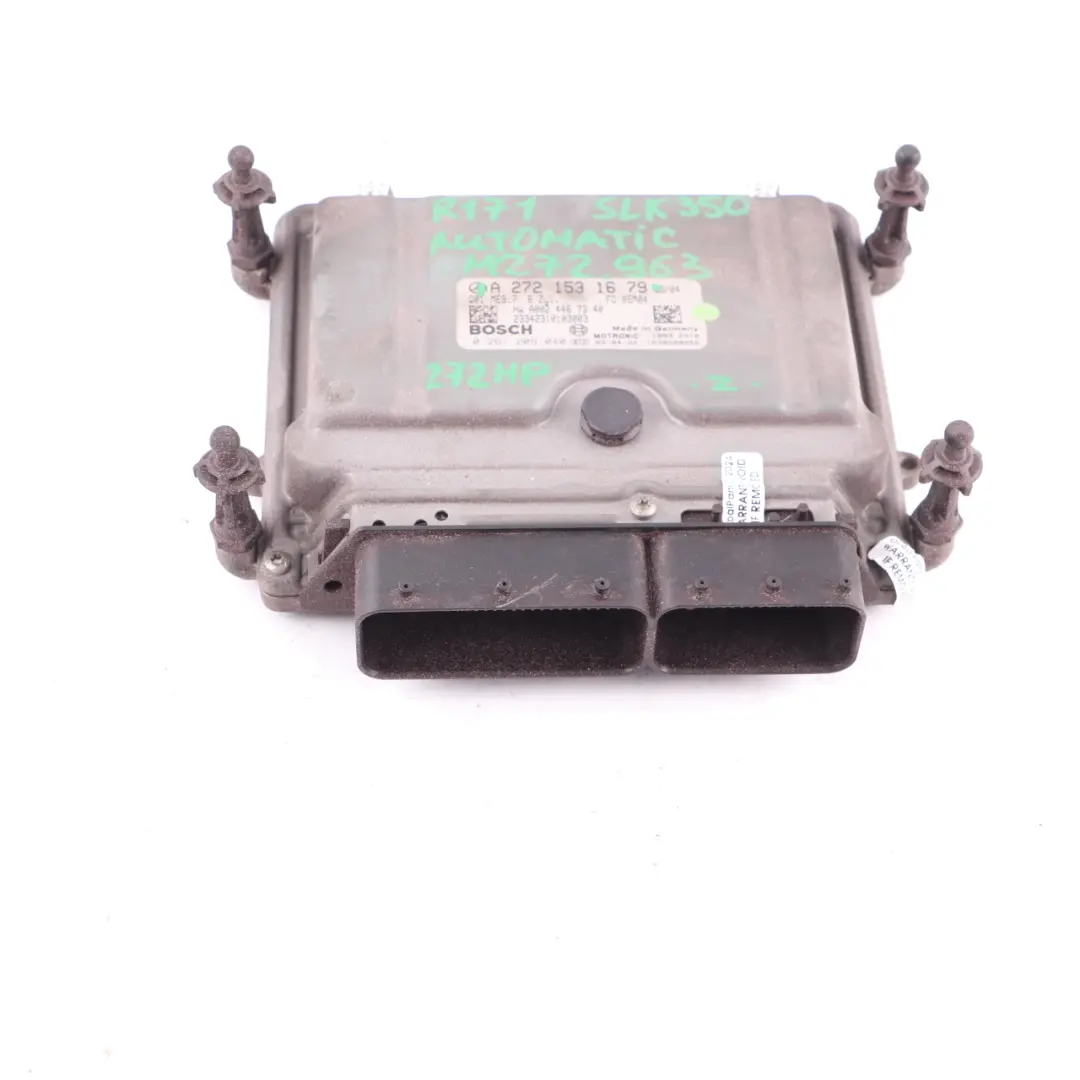 Mercedes SLK 350 R171 272.963 272HP Engine ECU Unit Automatic - SKU A2721531679 - Part number A2721531679