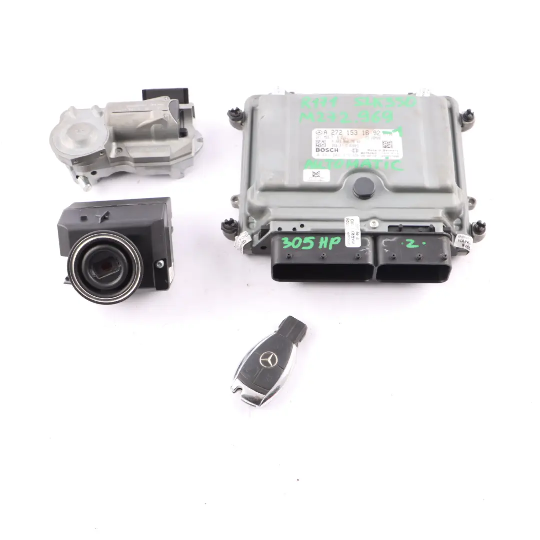 SLK350 272.969 305HP Engine ECU Kit Key Lock Automatic to Mercedes R171 with Part number A2721531692 Mercedes R171 SLK350 272.969 305HP Engine ECU Kit Key Lock Automatic - SKU A2721531692-1 - Part number A2721531692
