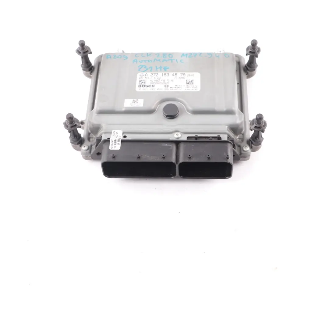 M272.940 CLK280 231HP Engine Module ECU Unit Automatic to Mercedes C209 with Part number A2721534579 Mercedes C209 M272.940 CLK280 231HP Engine Module ECU Unit Automatic - SKU A2721534579 - Part number A2721534579