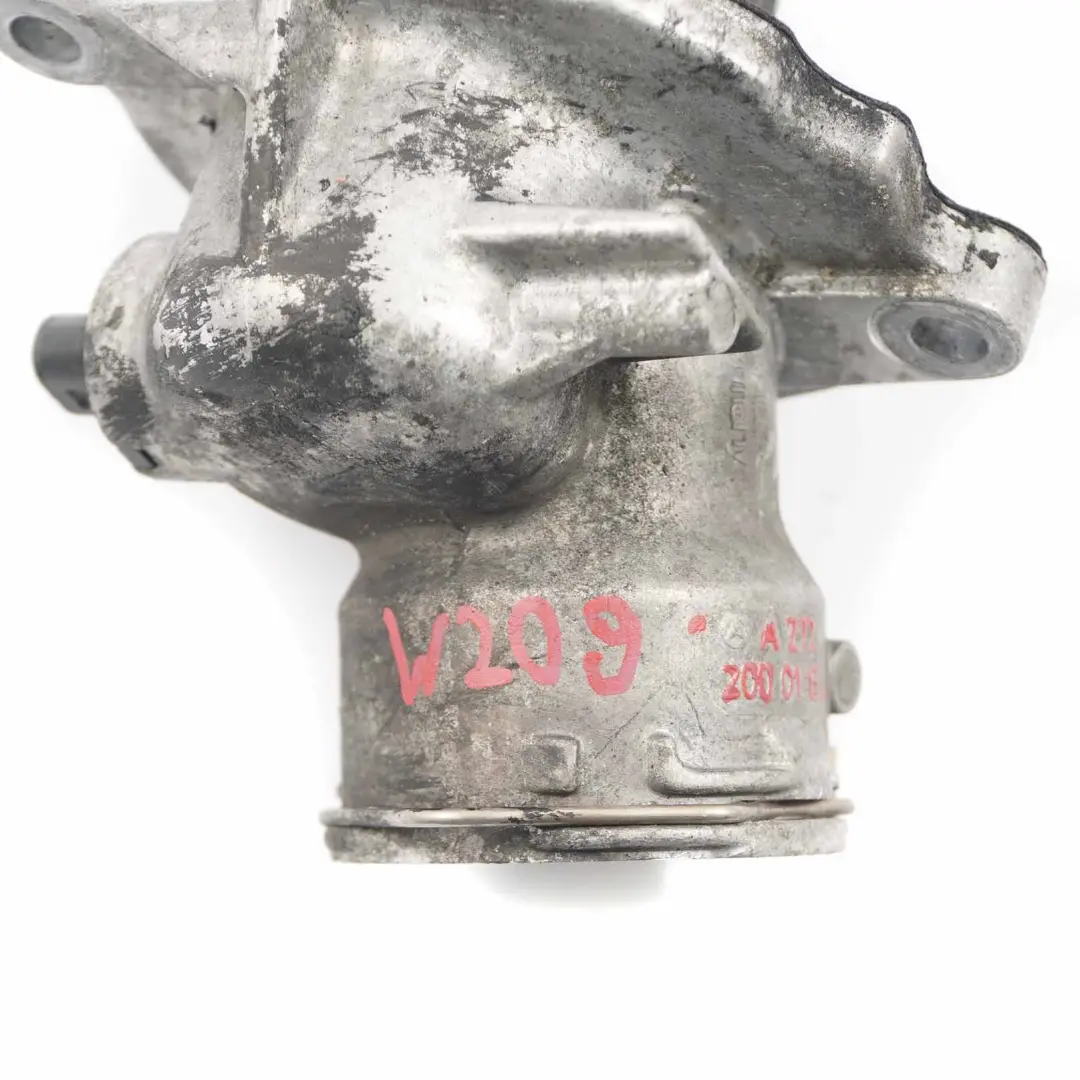 Mercedes W204 W209 M272 Engine Coolant Thermostat Cooling Housing A2722000115 - SKU A2722000415 - Part number A2722000415