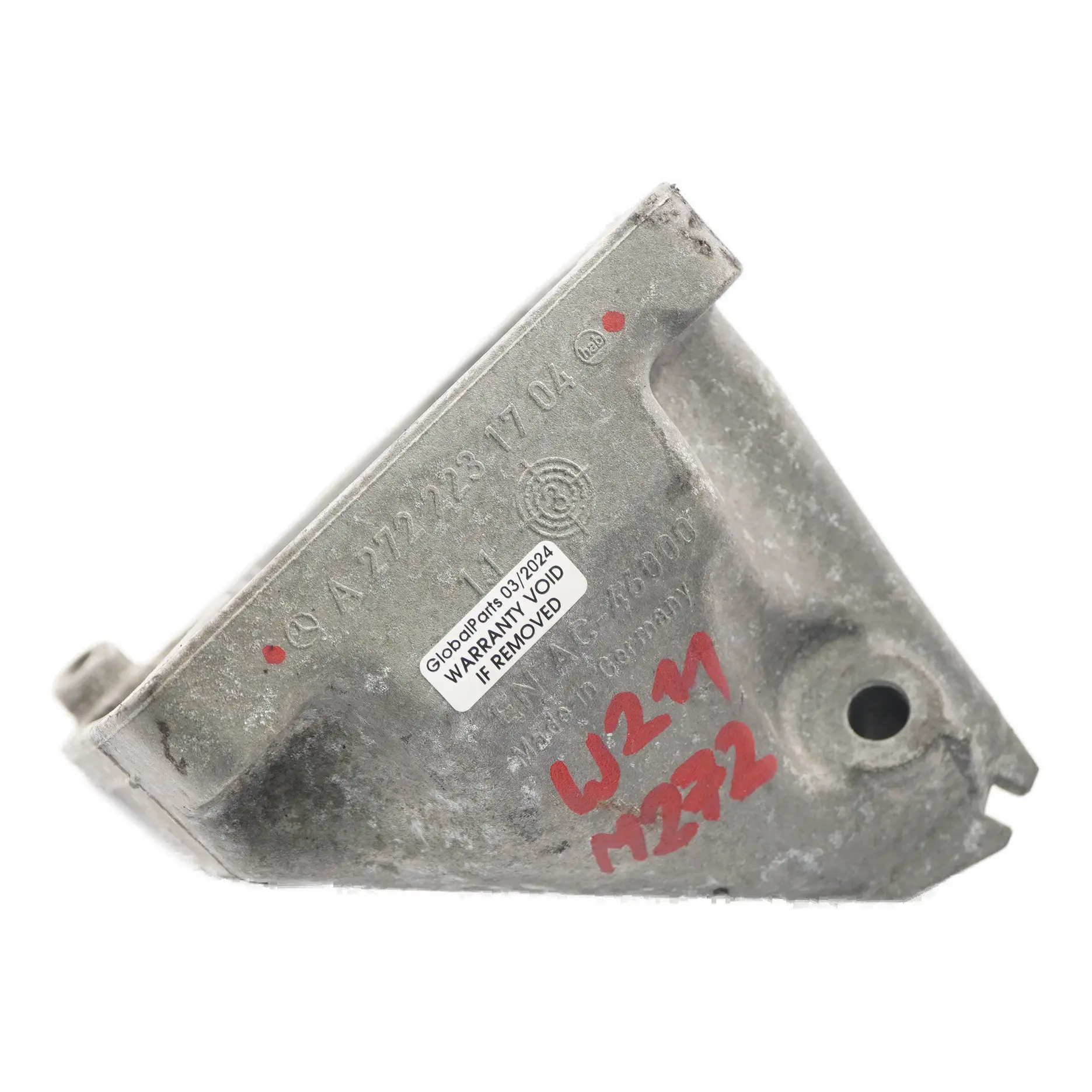 Vettore Mercedes W211 R171 Motore a benzina M272 Supporto motore A2722231704