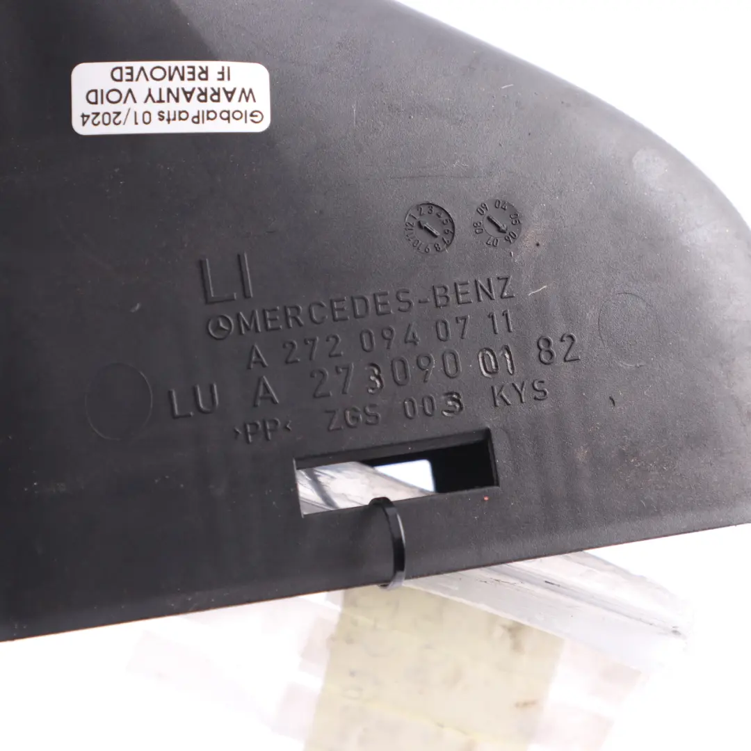  Tuyau d'admission d'air Mercedes W203 C209 M272 M273 Tuyau gauche - SKU A2730900182 - Numéro de pièce A2730900182