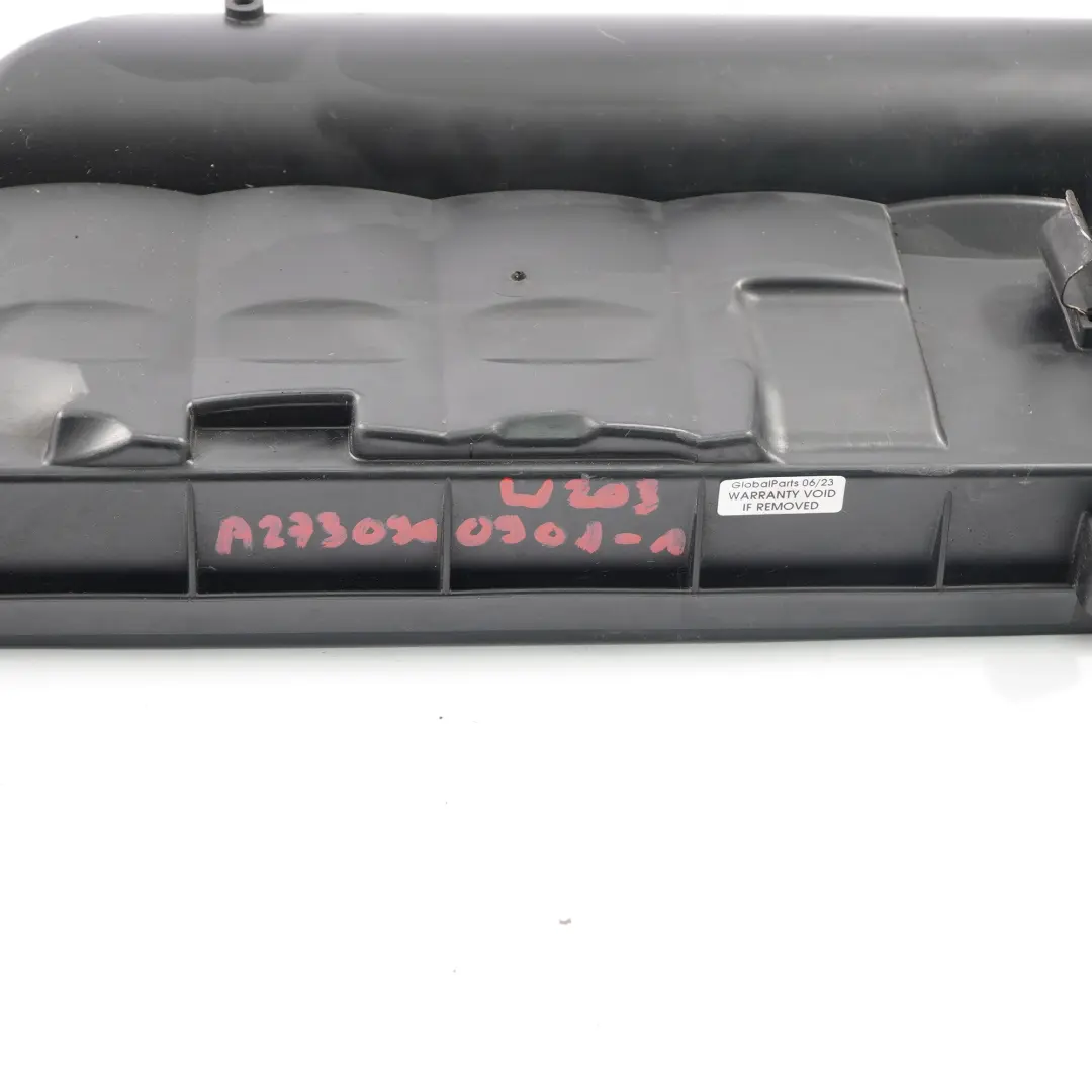Filter Housing Mercedes W204 W212 M272 Intake Box Cover Trim to Air with Part number A2730900901 Air Filter Housing Mercedes W204 W212 M272 Intake Box Cover Trim - SKU A2730900901-1 - Part number A2730900901