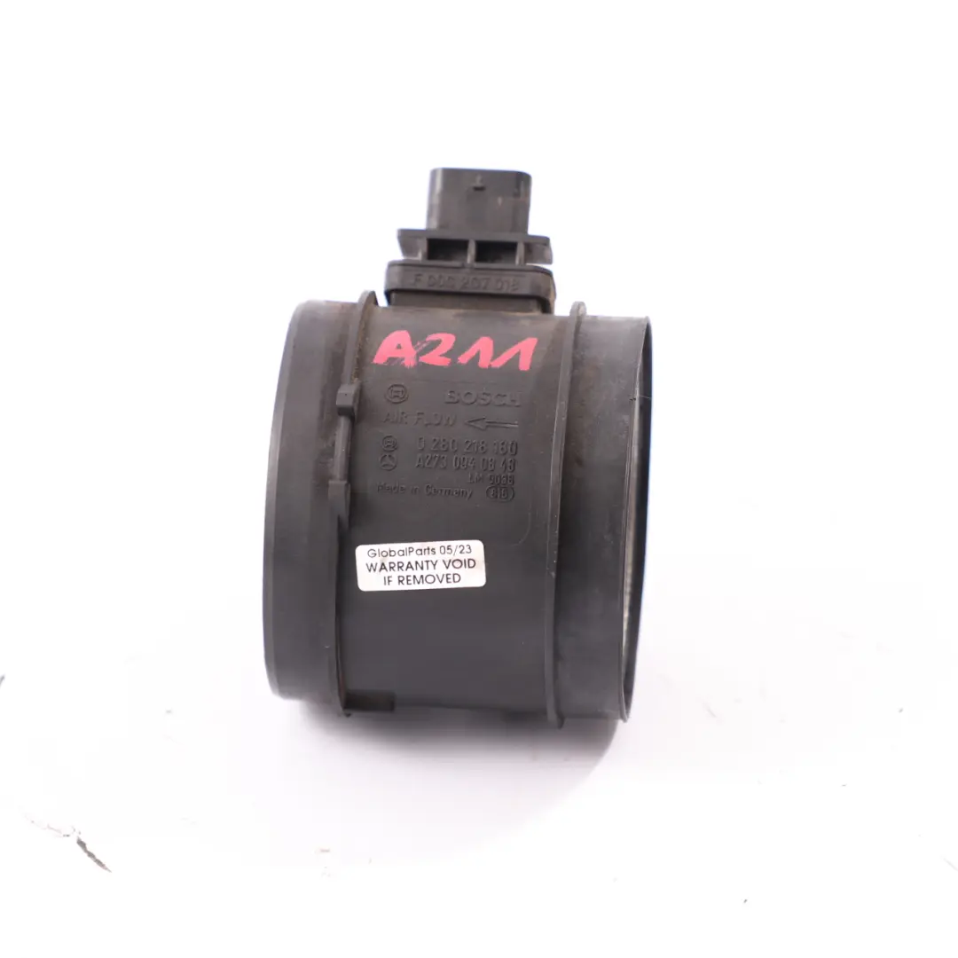 W219 M272 Sensore misuratore massa flusso d'aria per Mercedes W203 W211 con numero di parte A2730940848 Mercedes W203 W211 W219 M272 Sensore misuratore massa flusso d'aria - SKU A2730940848 - Numero di parte A2730940848