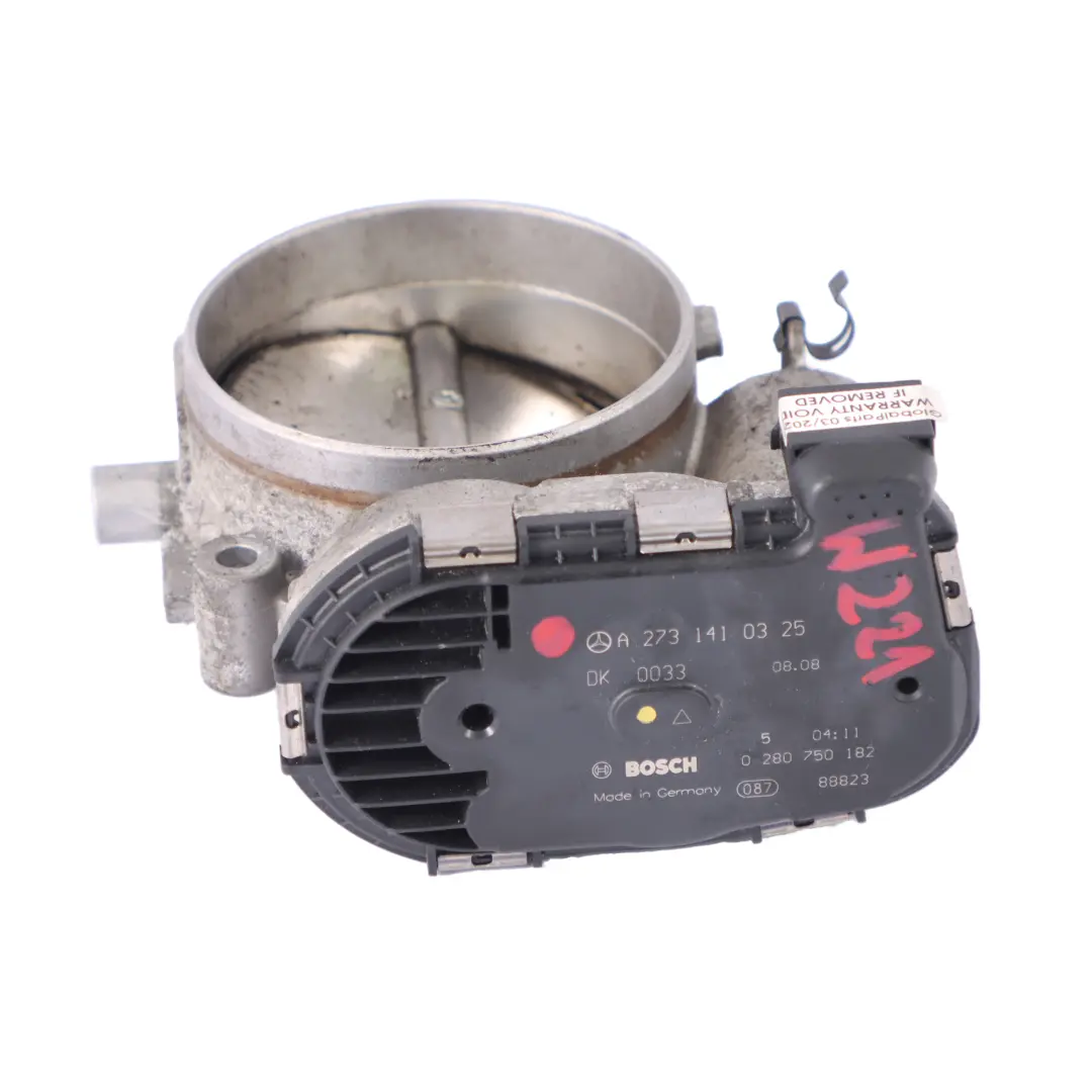 Throttle Body Mercedes W221 Petrol Engine M273 M152 Throttle Flap to with Part number A2731410325 Throttle Body Mercedes W221 Petrol Engine M273 M152 Throttle Flap - SKU A2731410325 - Part number A2731410325