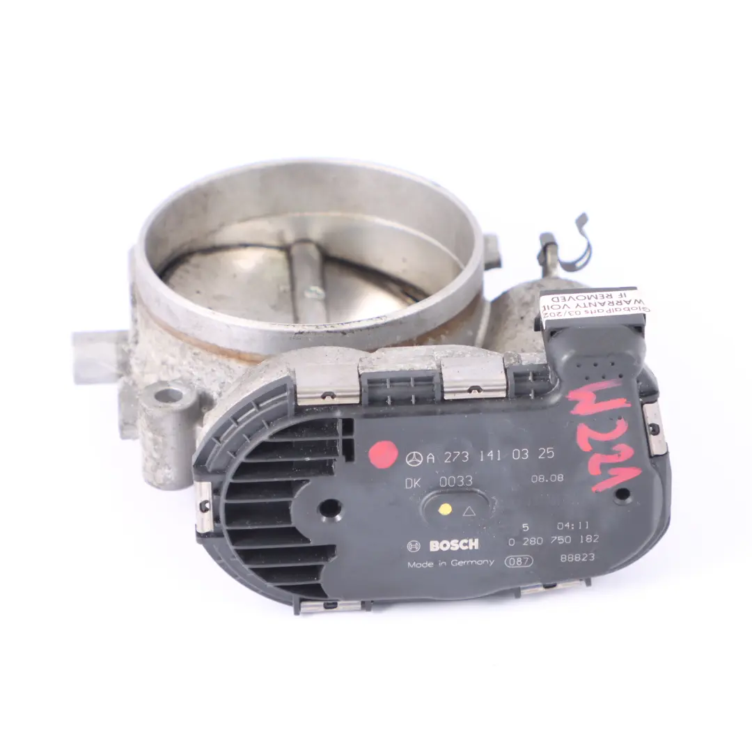 Corpo farfallato Mercedes W221 benzina M273 M152 Aletta acceleratore per con numero di parte A2731410325 Corpo farfallato Mercedes W221 benzina M273 M152 Aletta acceleratore - SKU A2731410325 - Numero di parte A2731410325