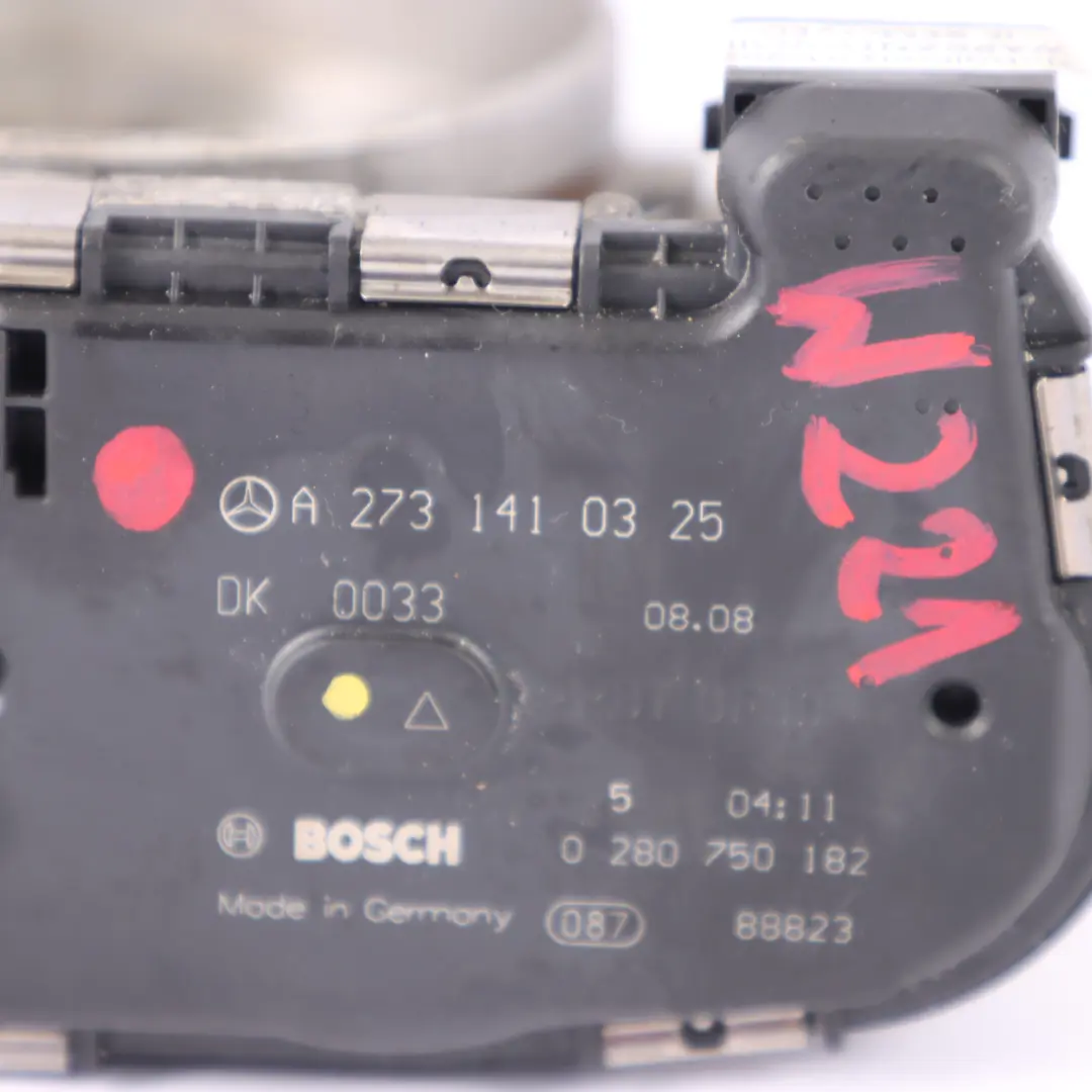 DrosselKlappenStutzen Mercedes W221 Benzin M273 M152 Drosselklappe für mit Teilenummer A2731410325 DrosselKlappenStutzen Mercedes W221 Benzin M273 M152 Drosselklappe - SKU A2731410325 - Teilenummer A2731410325