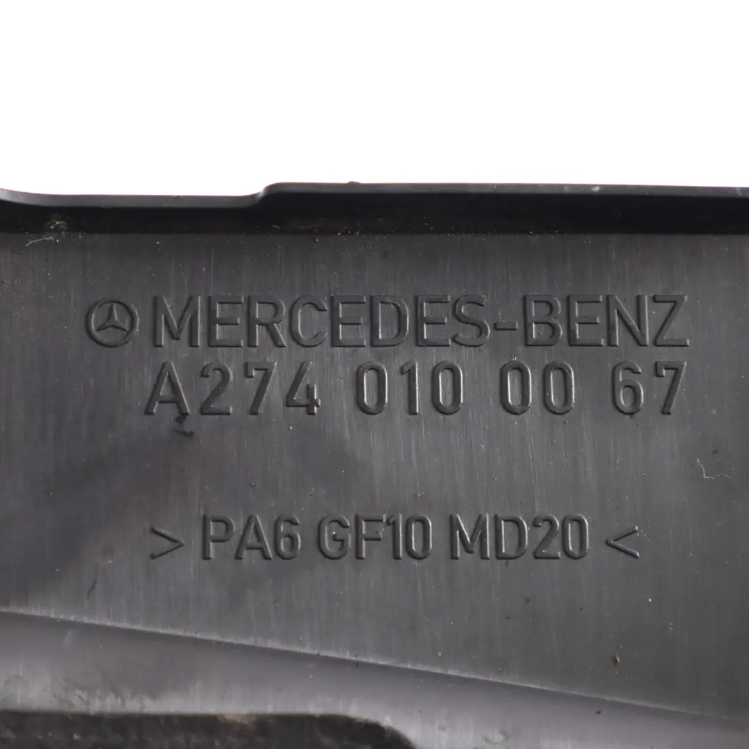 Motor abdeckung Mercedes W204 C207 W212 M274 Benziner Akustik platte - SKU A2740100067-1 - Teilenummer A2740100067
