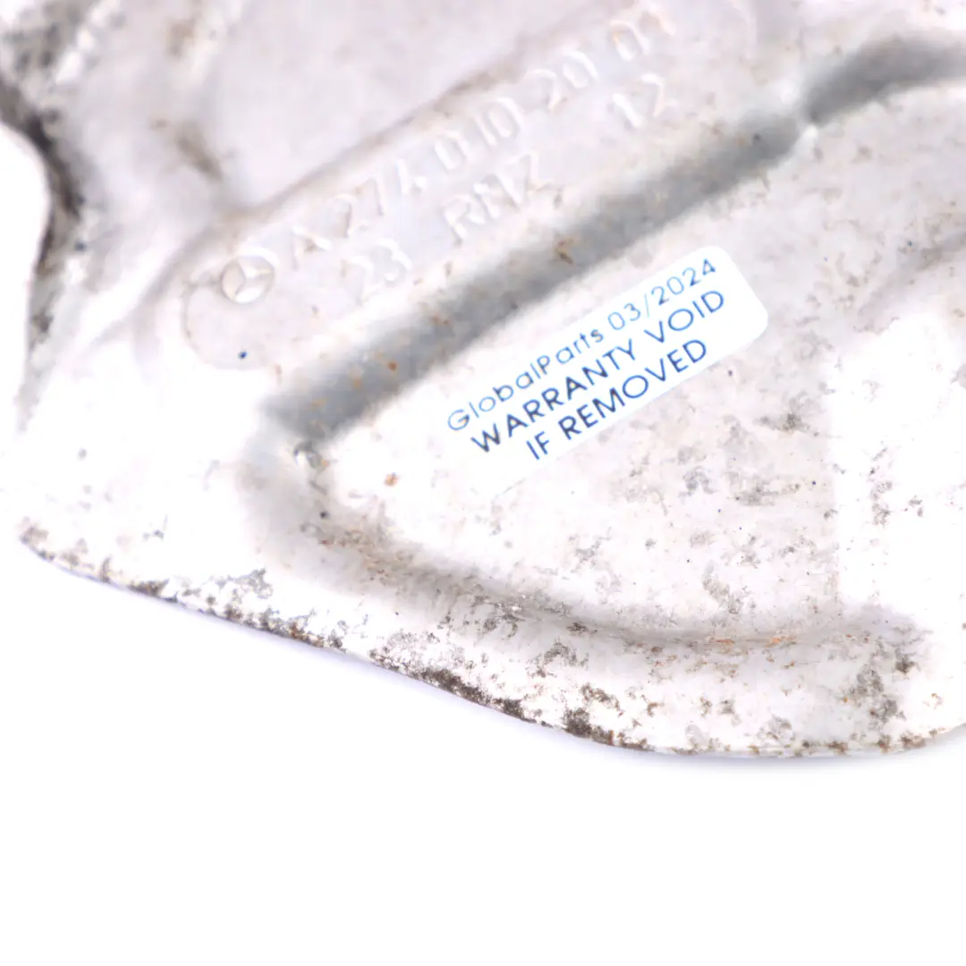 Bouclier thermique Mercedes W204 A207 W212 Plaque de blindage moteur pour à propos du numéro de pièce A2740102001 Bouclier thermique Mercedes W204 A207 W212 Plaque de blindage moteur - SKU A2740102001 - Numéro de pièce A2740102001