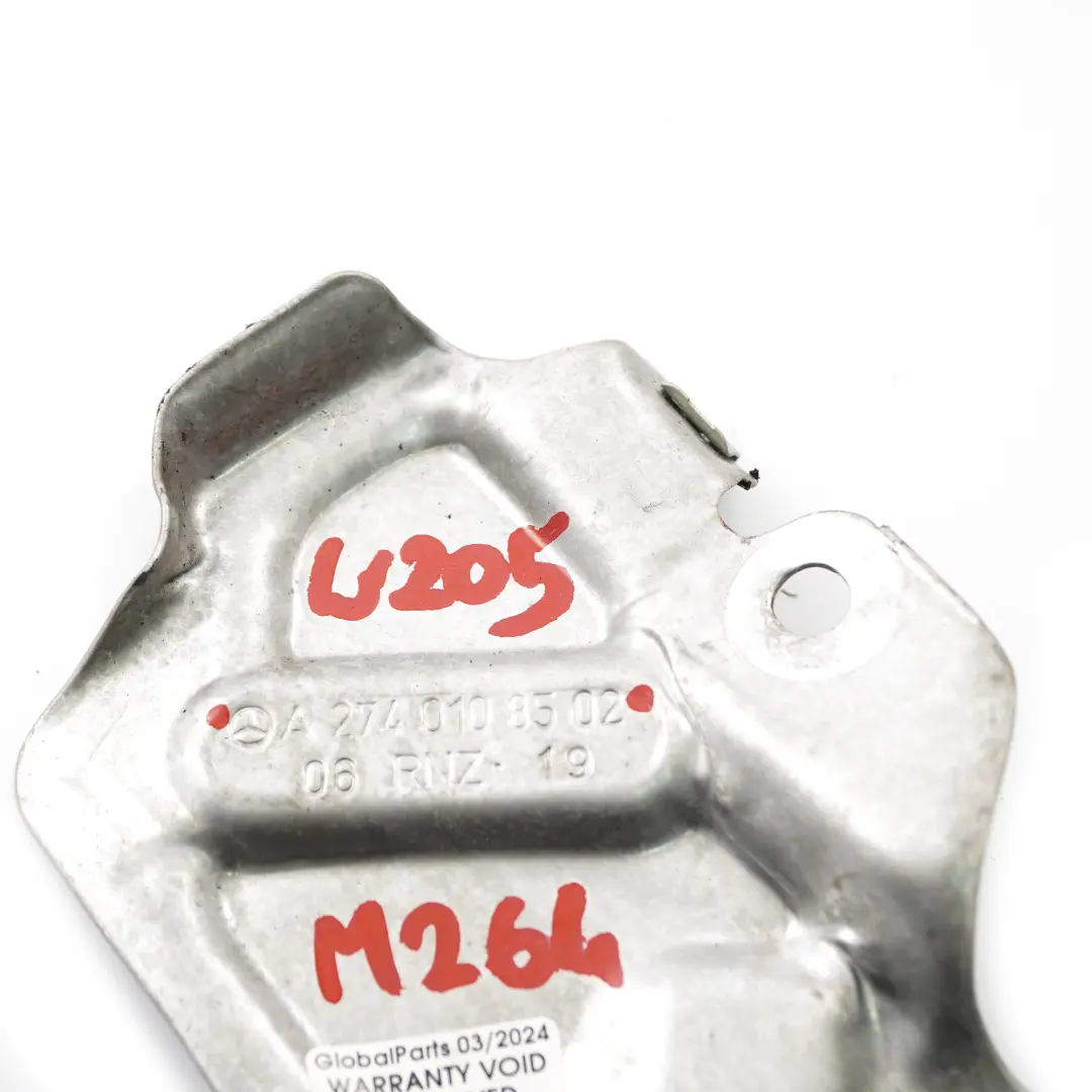 Scudo termico Mercedes W167 W213 C238 C257 Copripiastra - SKU A2740108502 - Numero di parte A2740108502