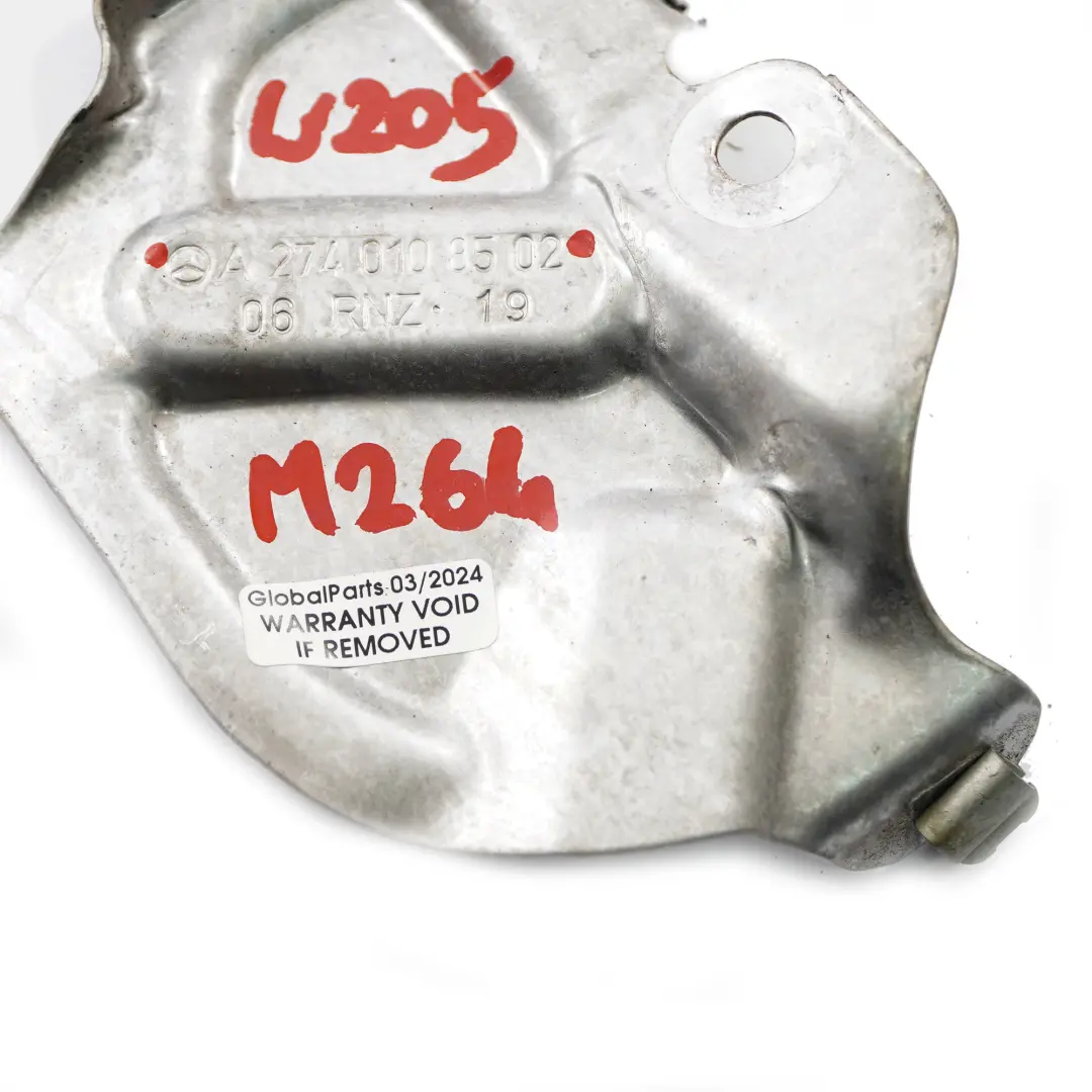 Bouclier thermique Mercedes W167 W213 C238 Couvercle plaque blindage pour à propos du numéro de pièce A2740108502 Bouclier thermique Mercedes W167 W213 C238 Couvercle plaque blindage - SKU A2740108502 - Numéro de pièce A2740108502